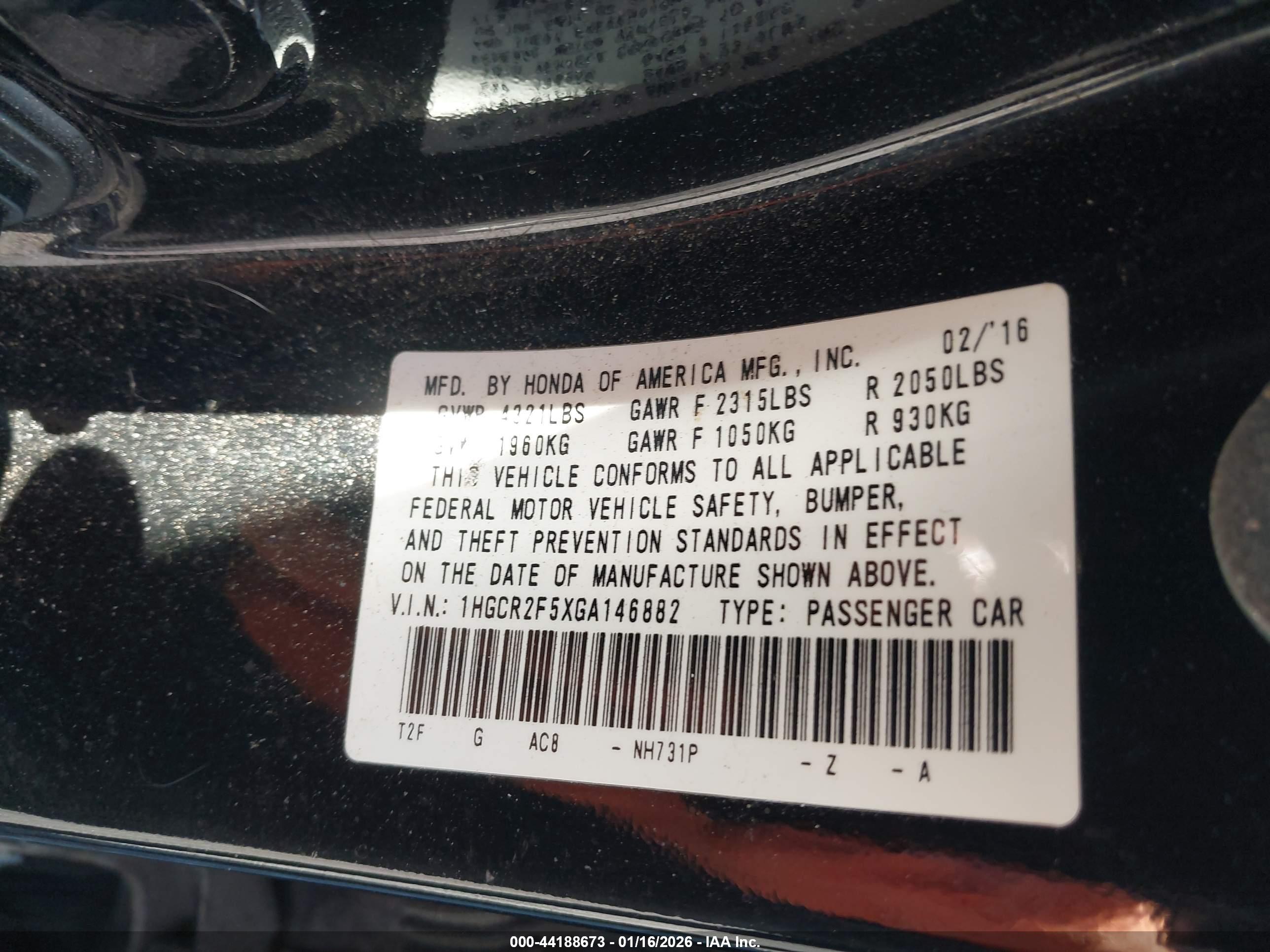 HONDA ACCORD image 9