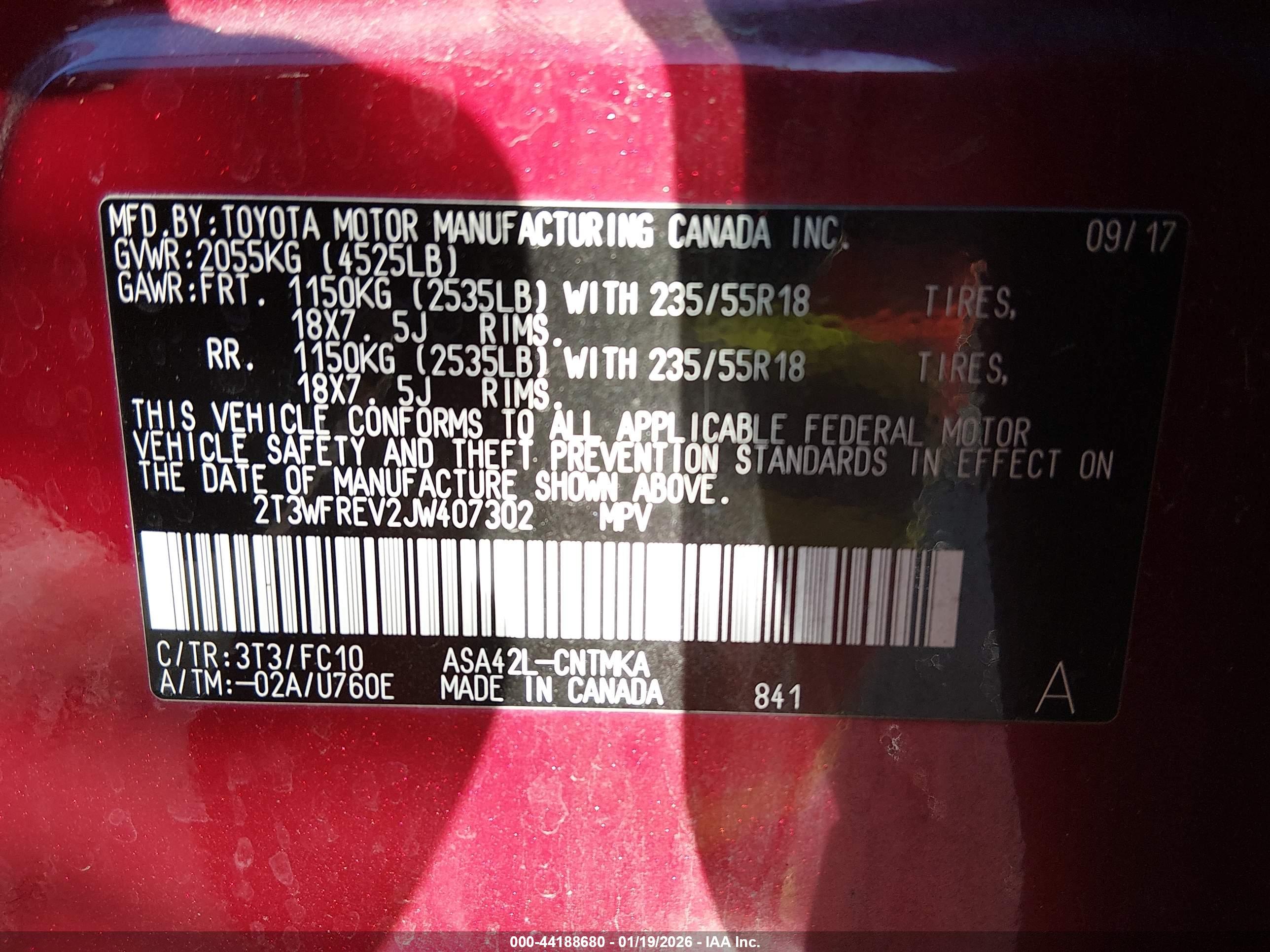 TOYOTA RAV4 image 9