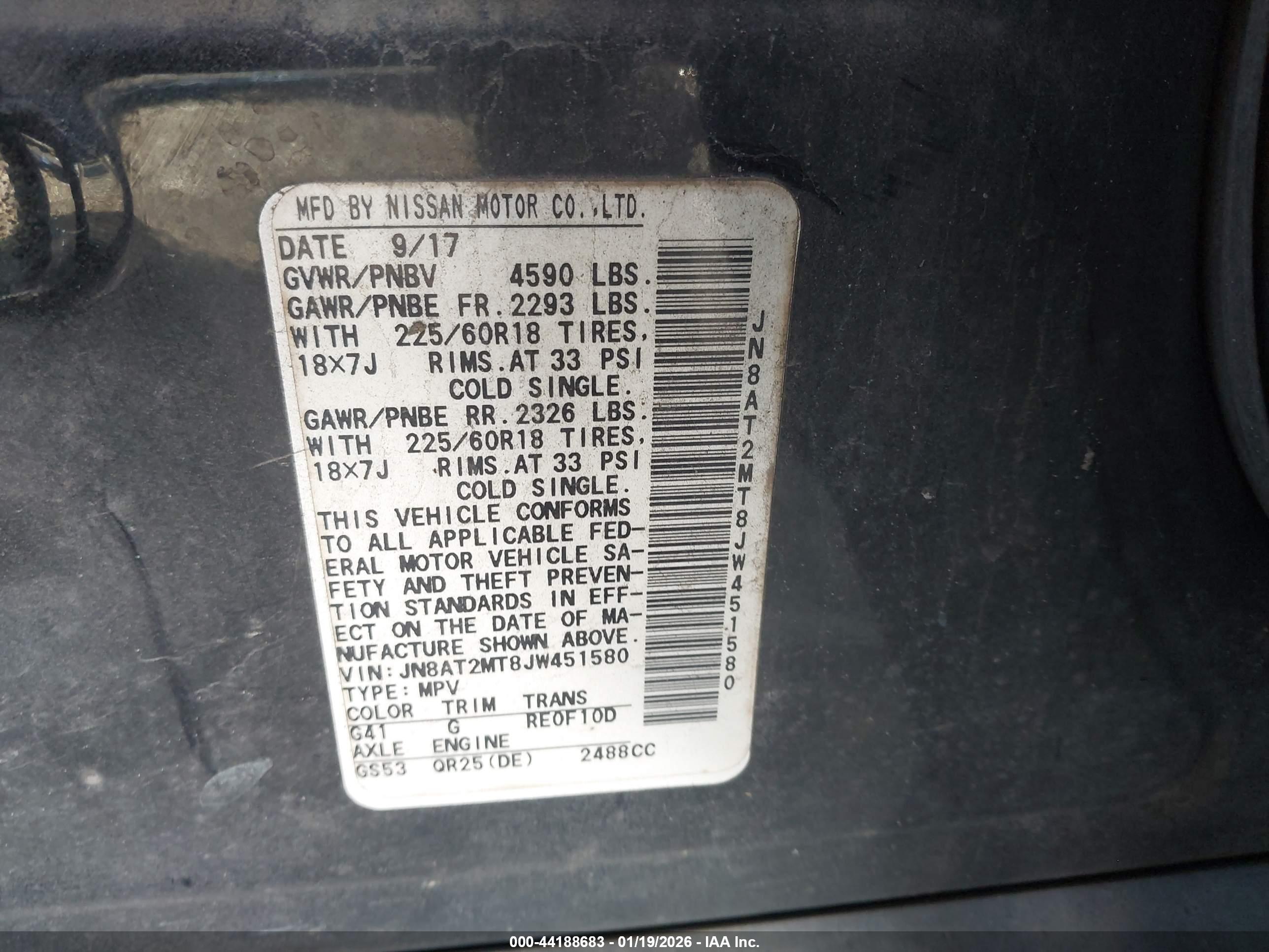 NISSAN ROGUE image 9