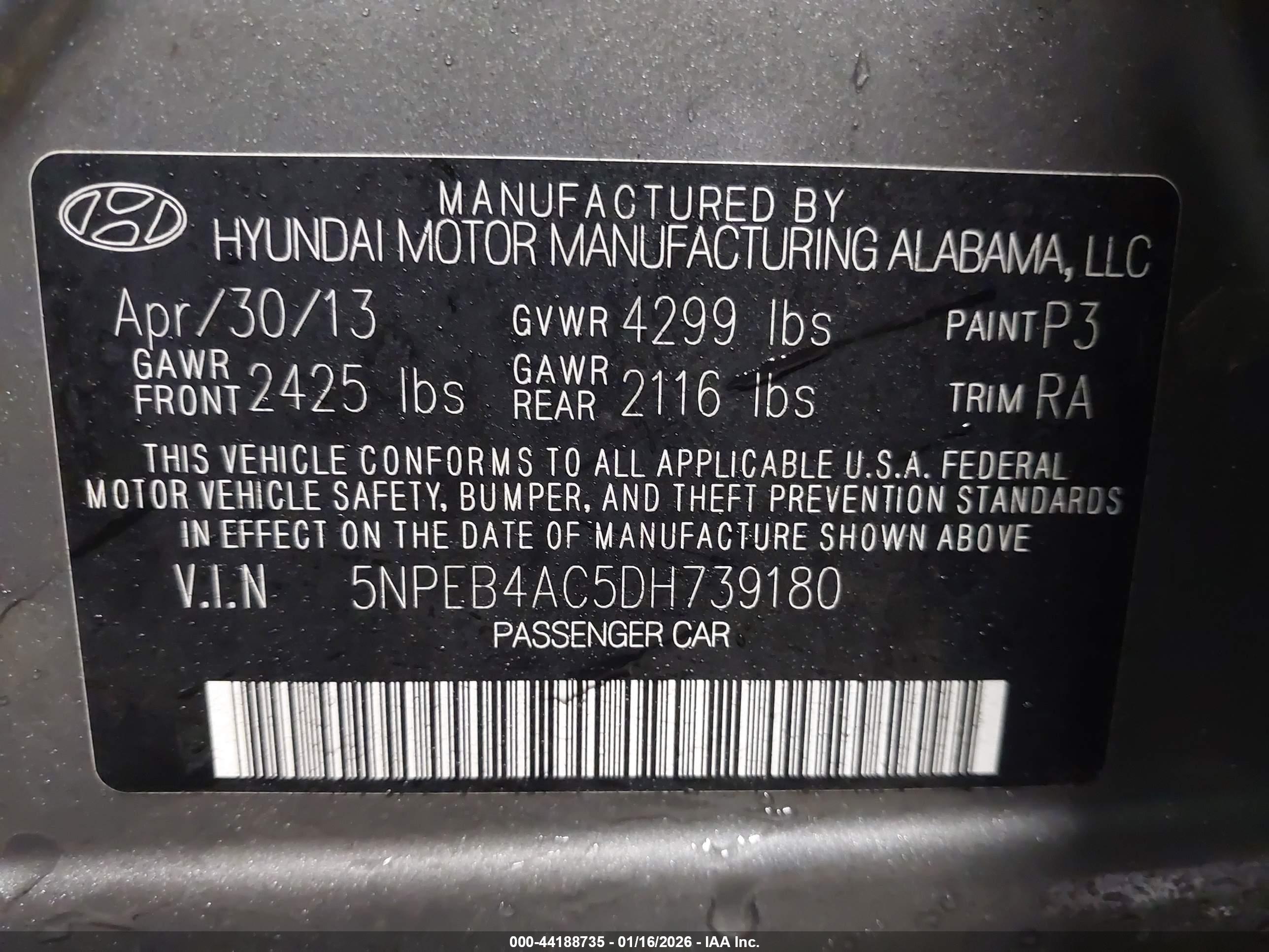 HYUNDAI SONATA image 9