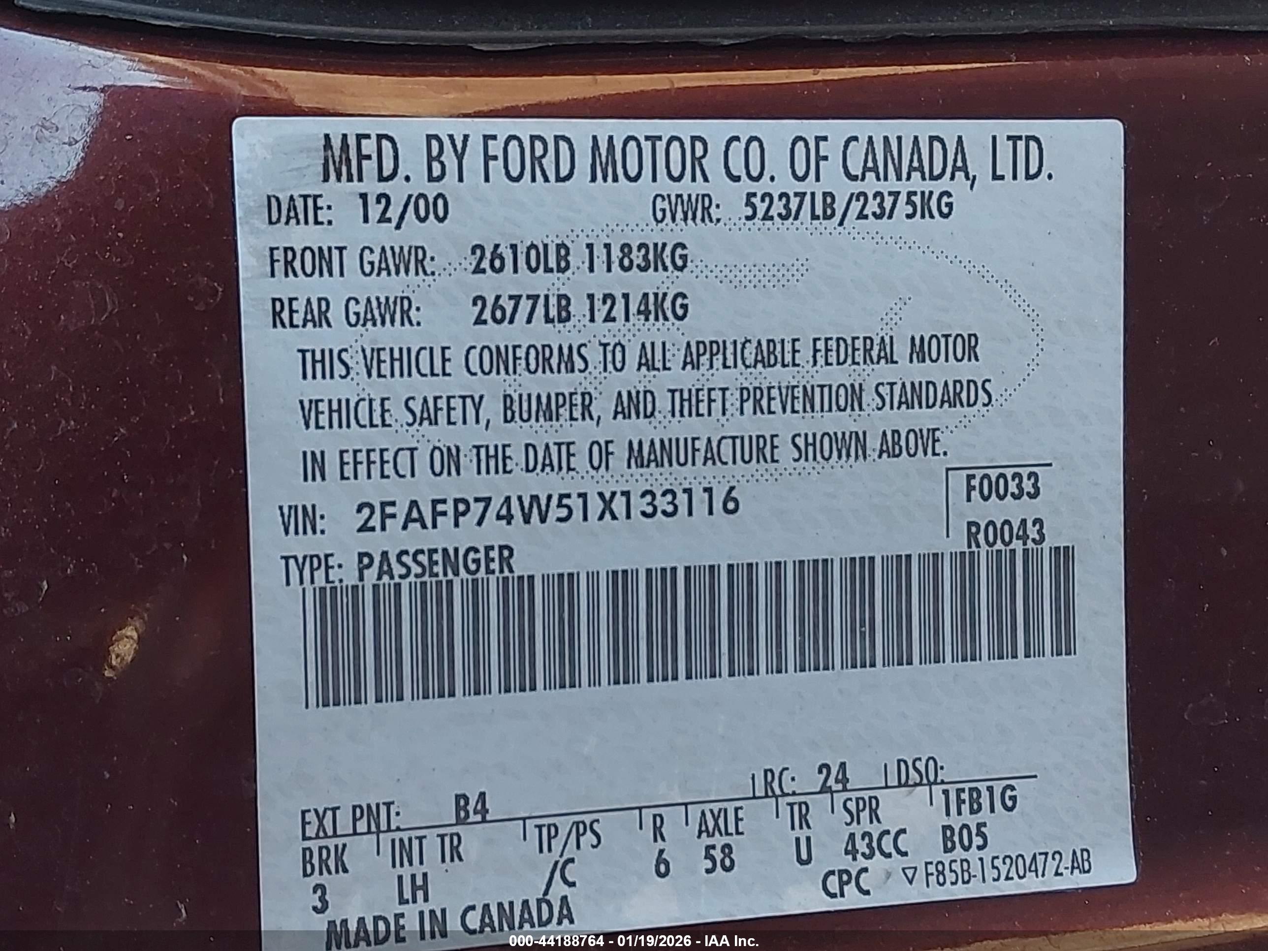 FORD CROWN image 9