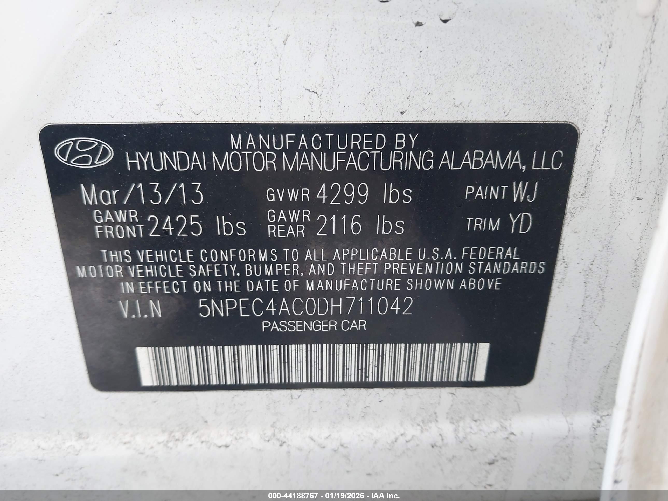 HYUNDAI SONATA image 9