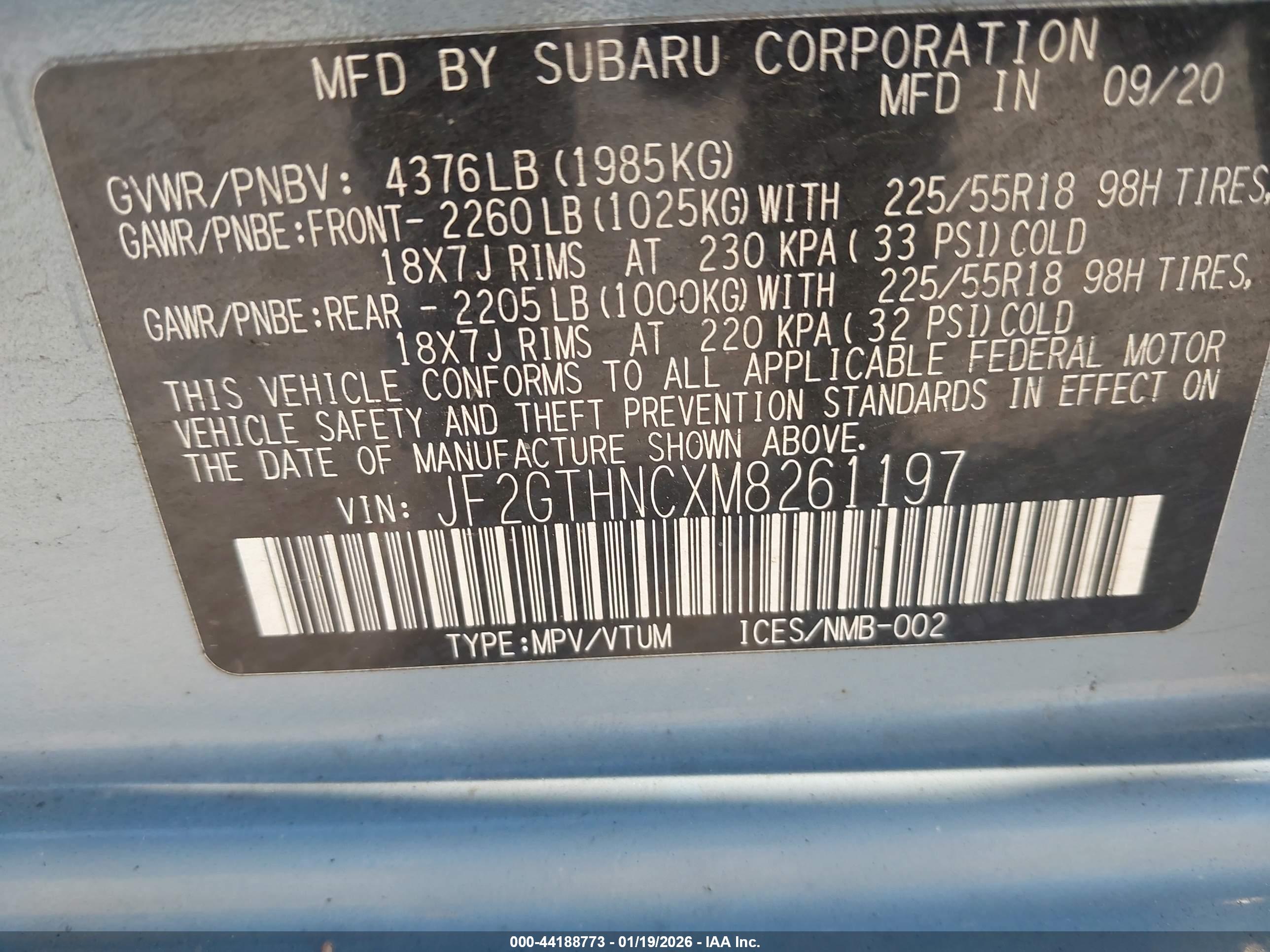 SUBARU CROSSTREK image 9