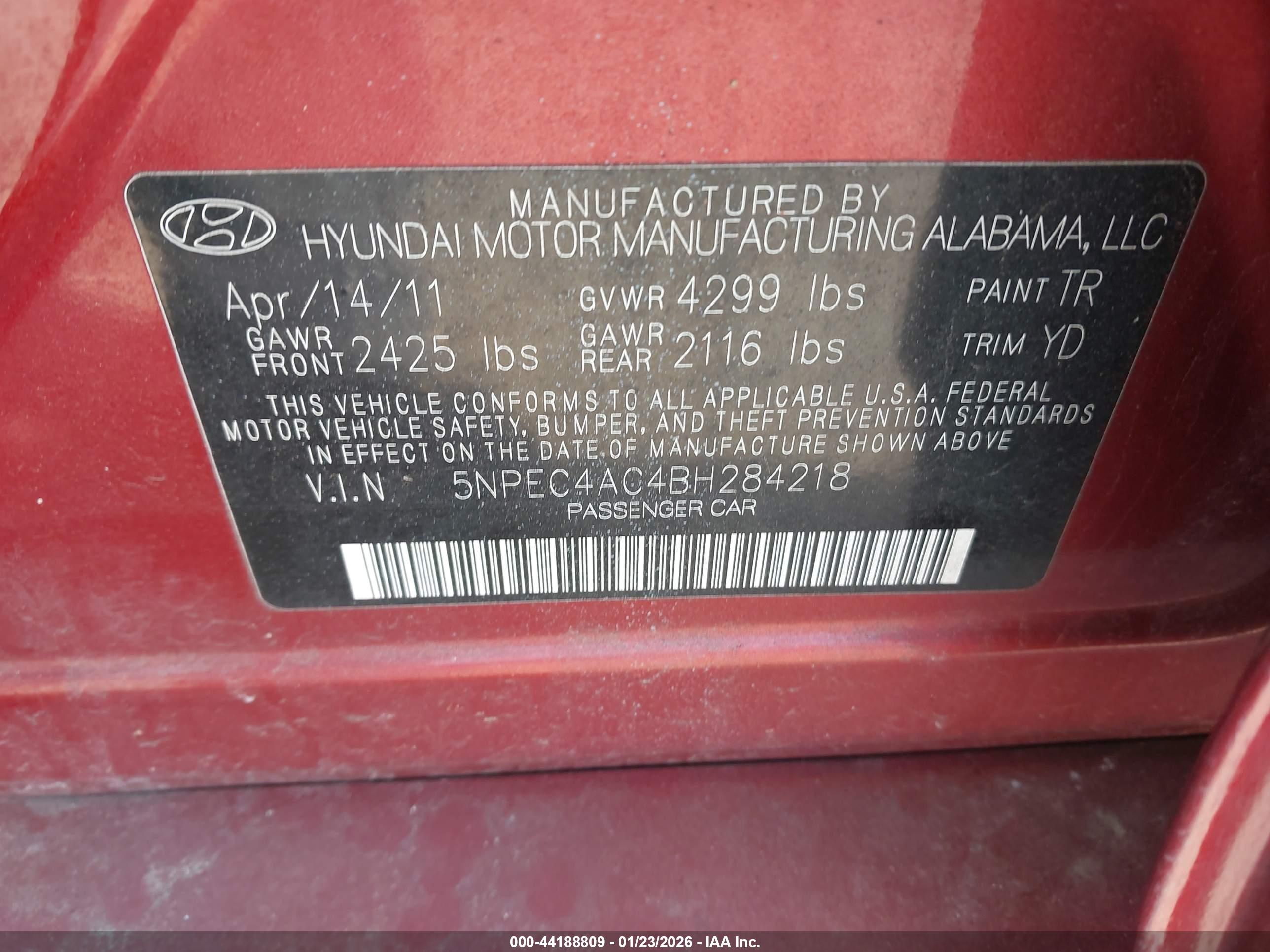 HYUNDAI SONATA image 9