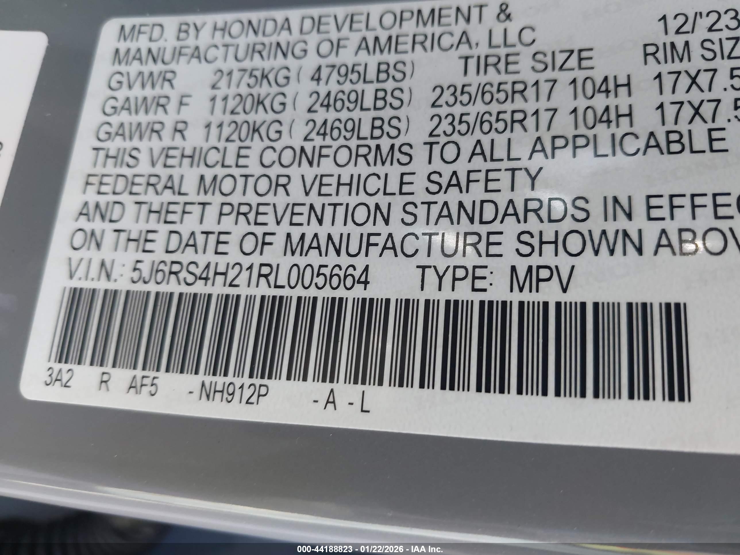 HONDA CR-V image 9