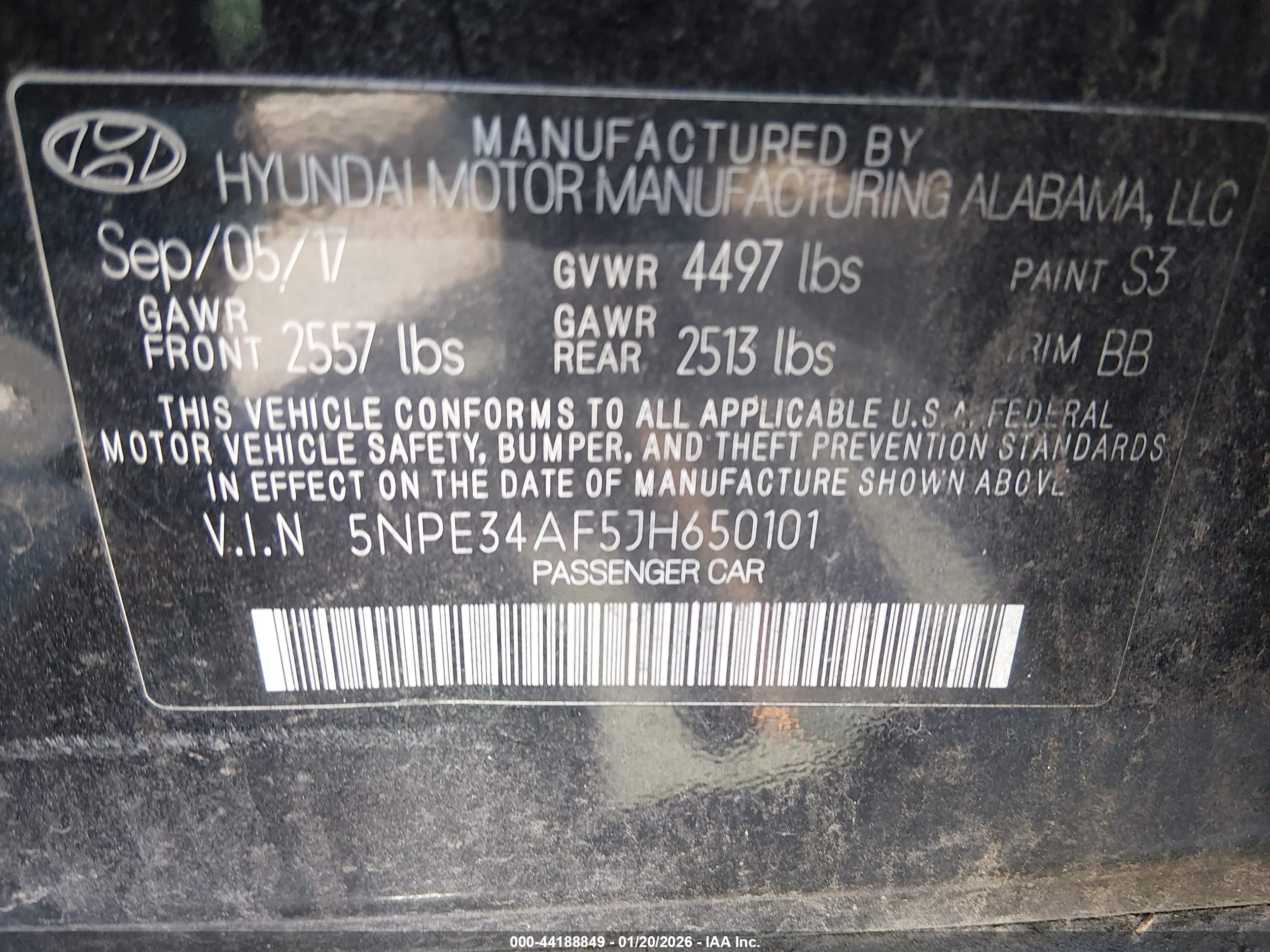 HYUNDAI SONATA image 9