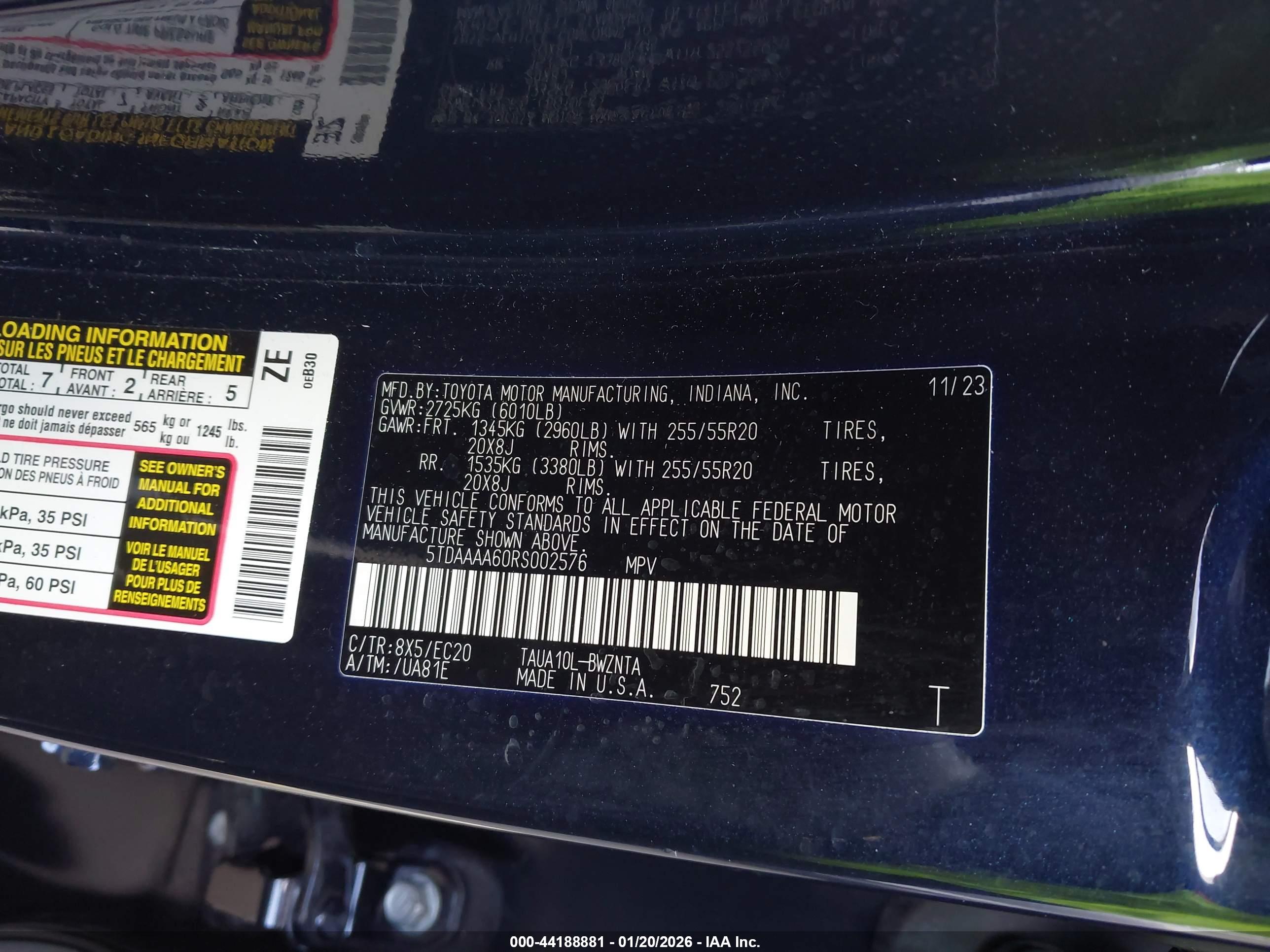 LEXUS TX image 9