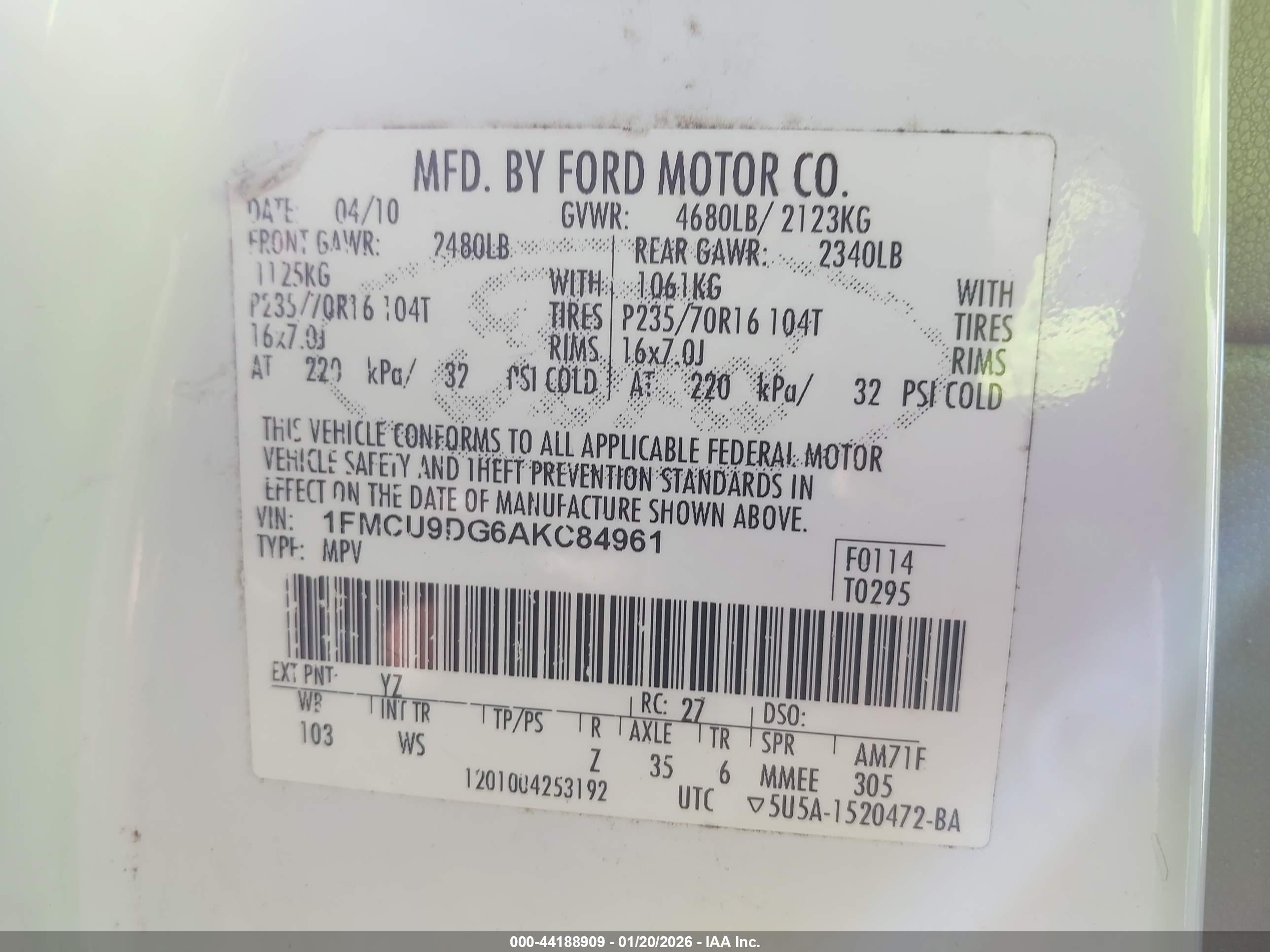 FORD ESCAPE image 9