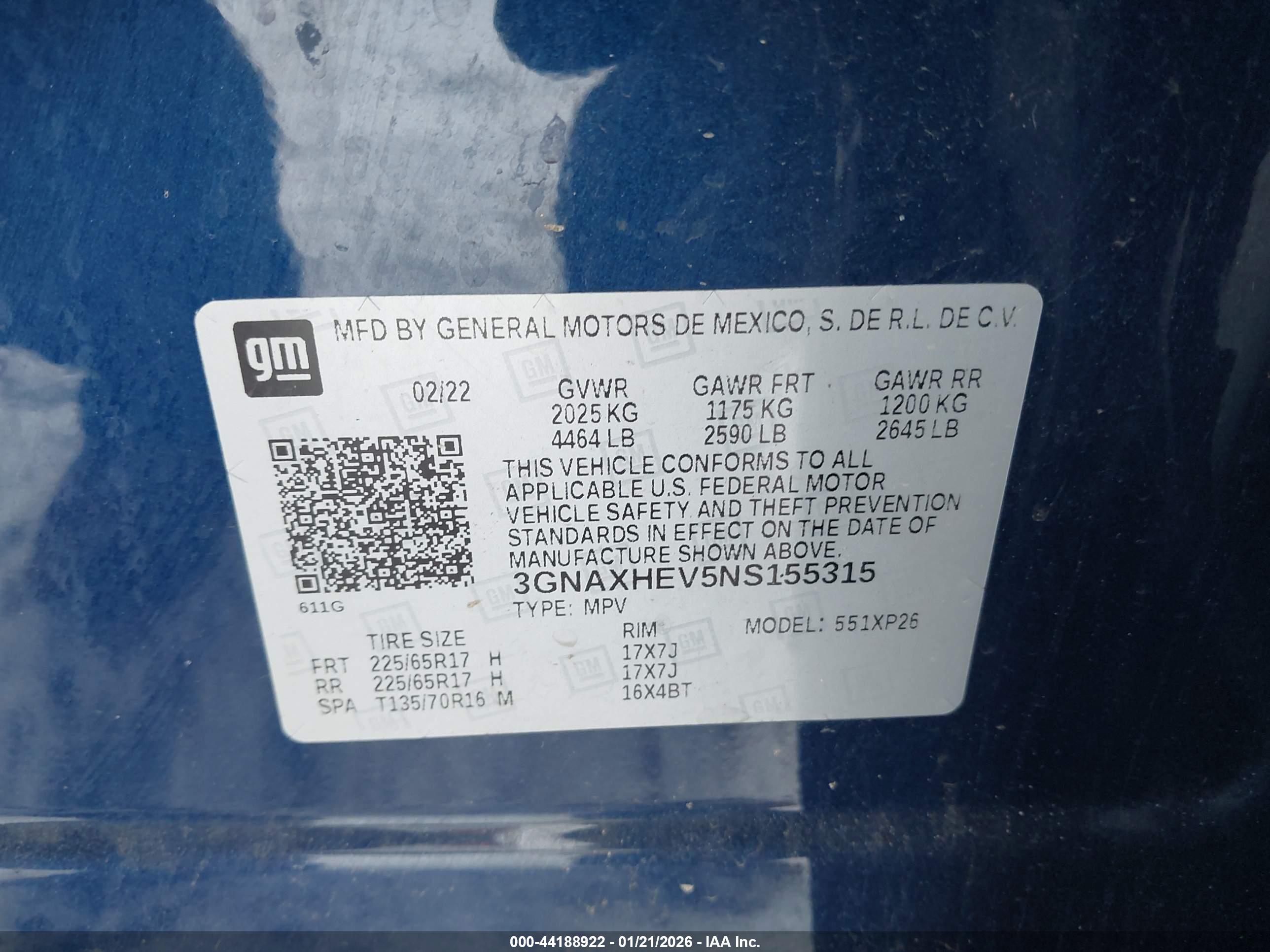 CHEVROLET EQUINOX image 9