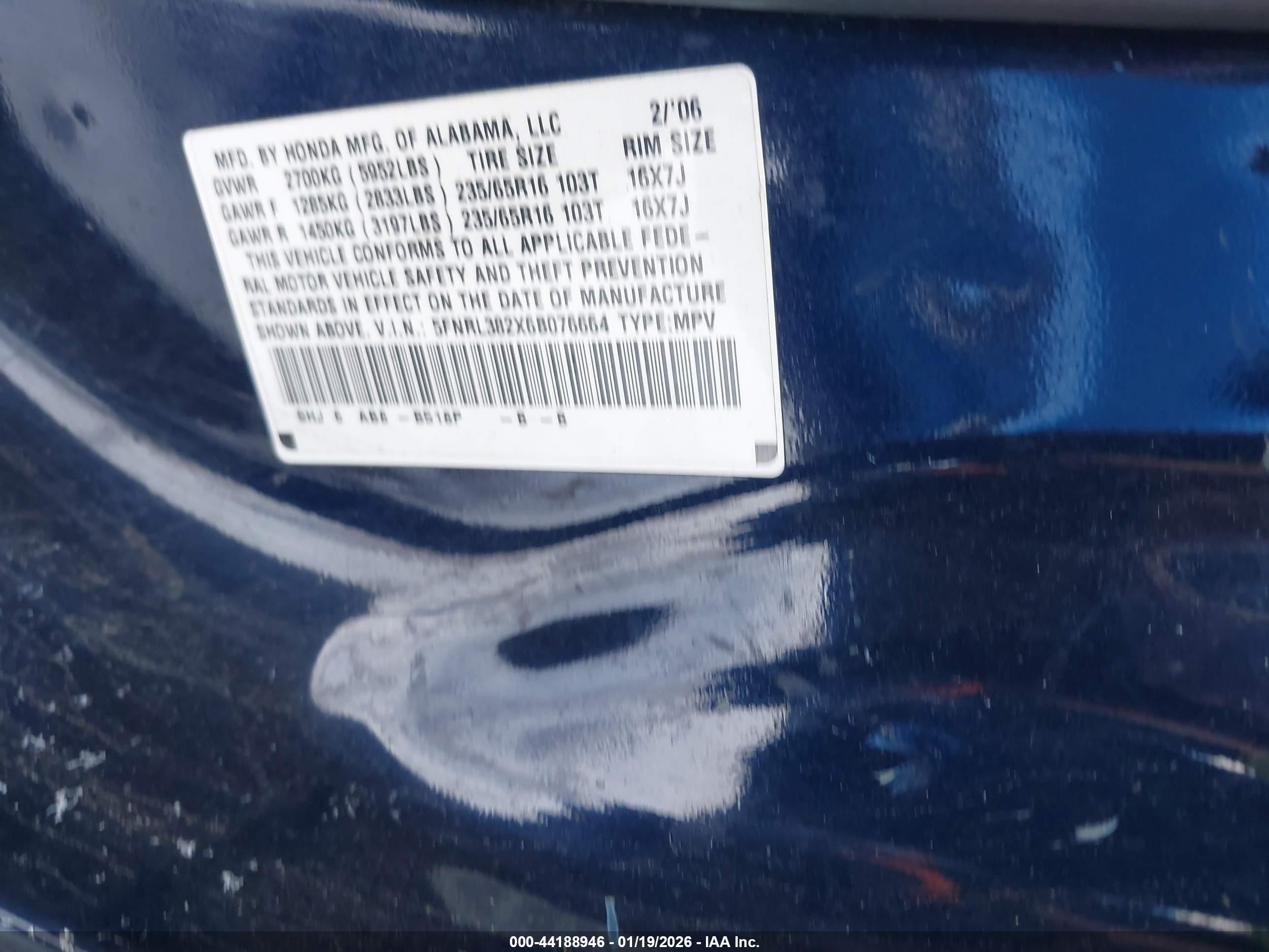 HONDA ODYSSEY image 9