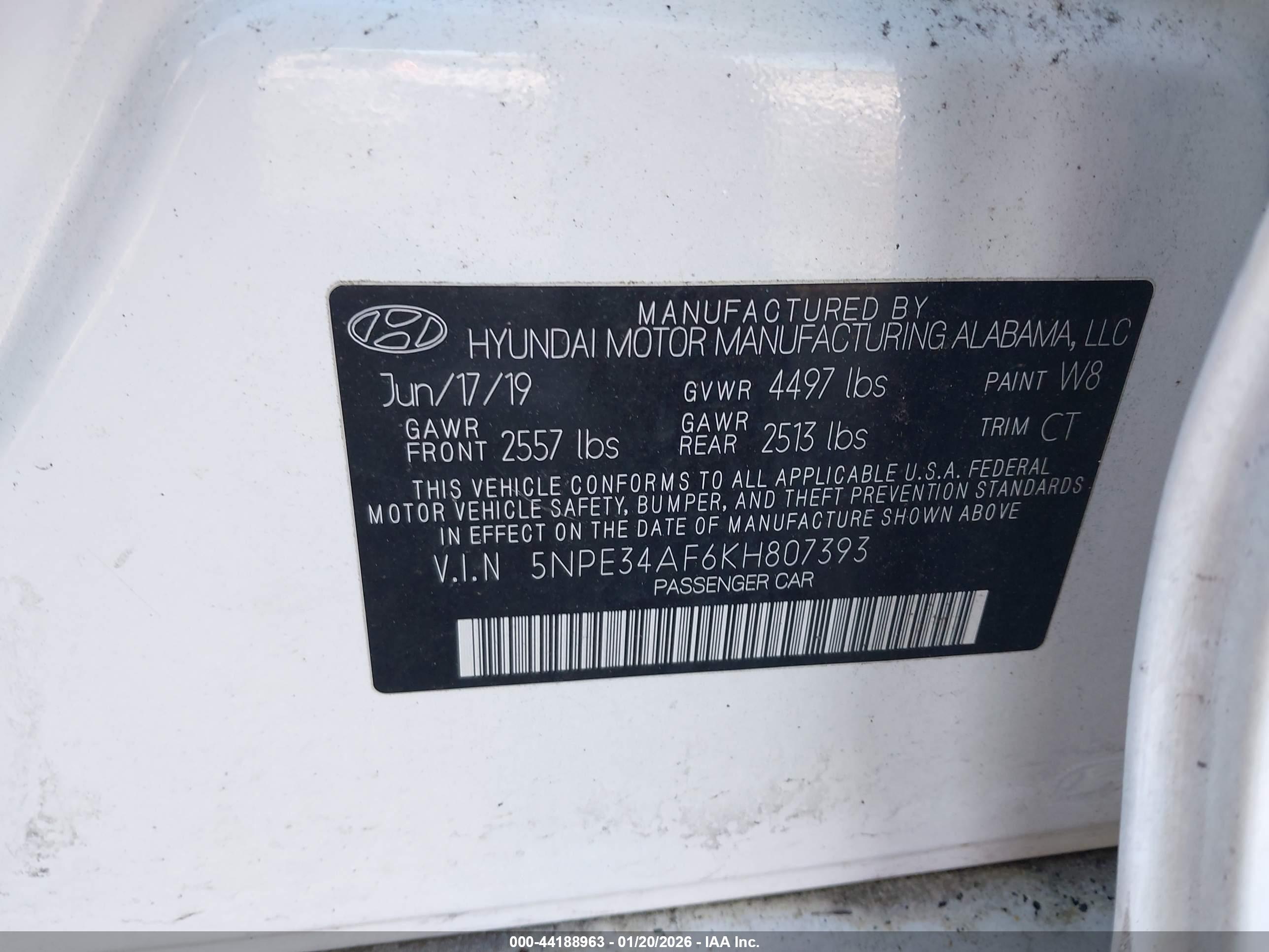 HYUNDAI SONATA image 9