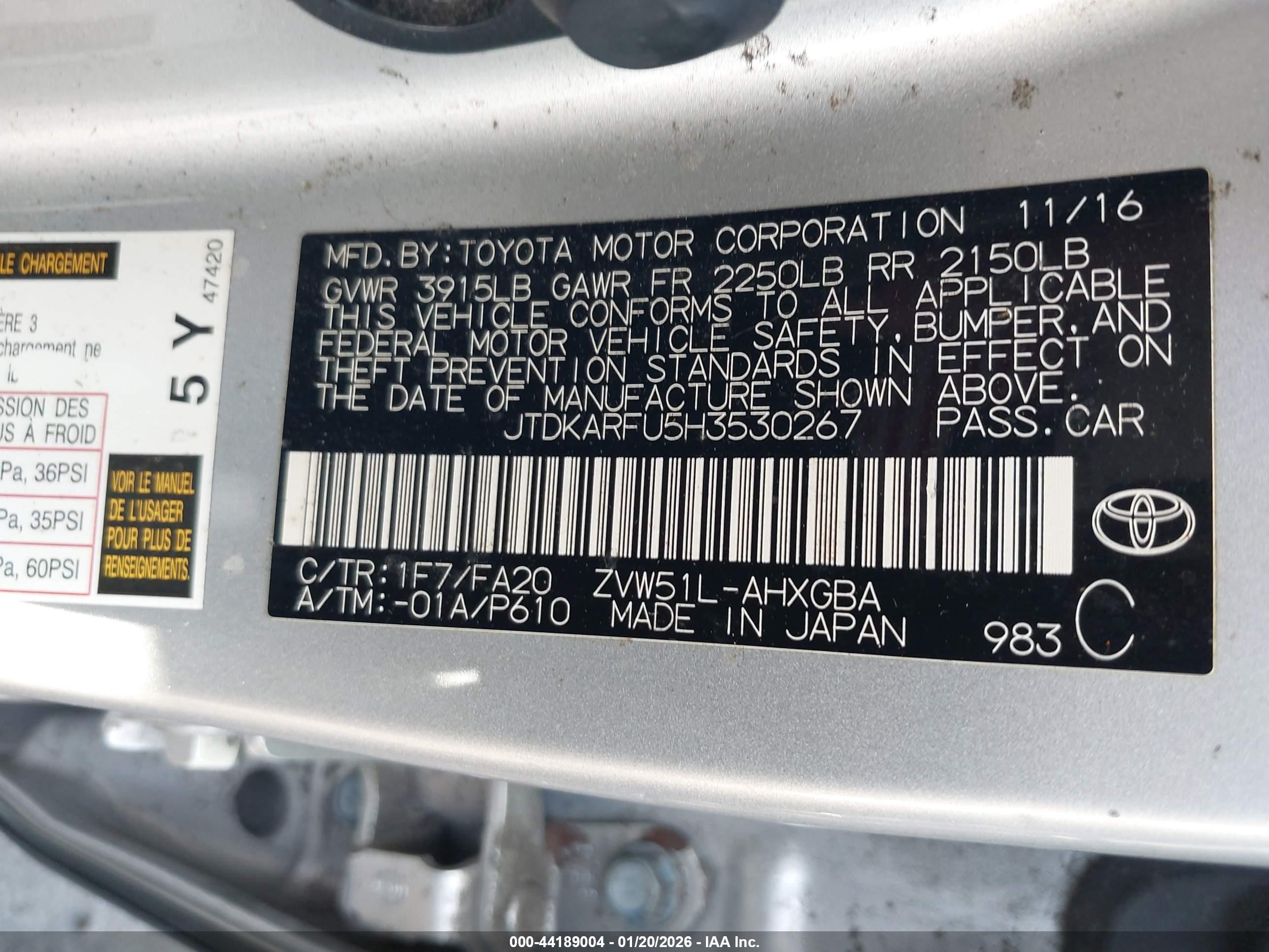 TOYOTA PRIUS image 9
