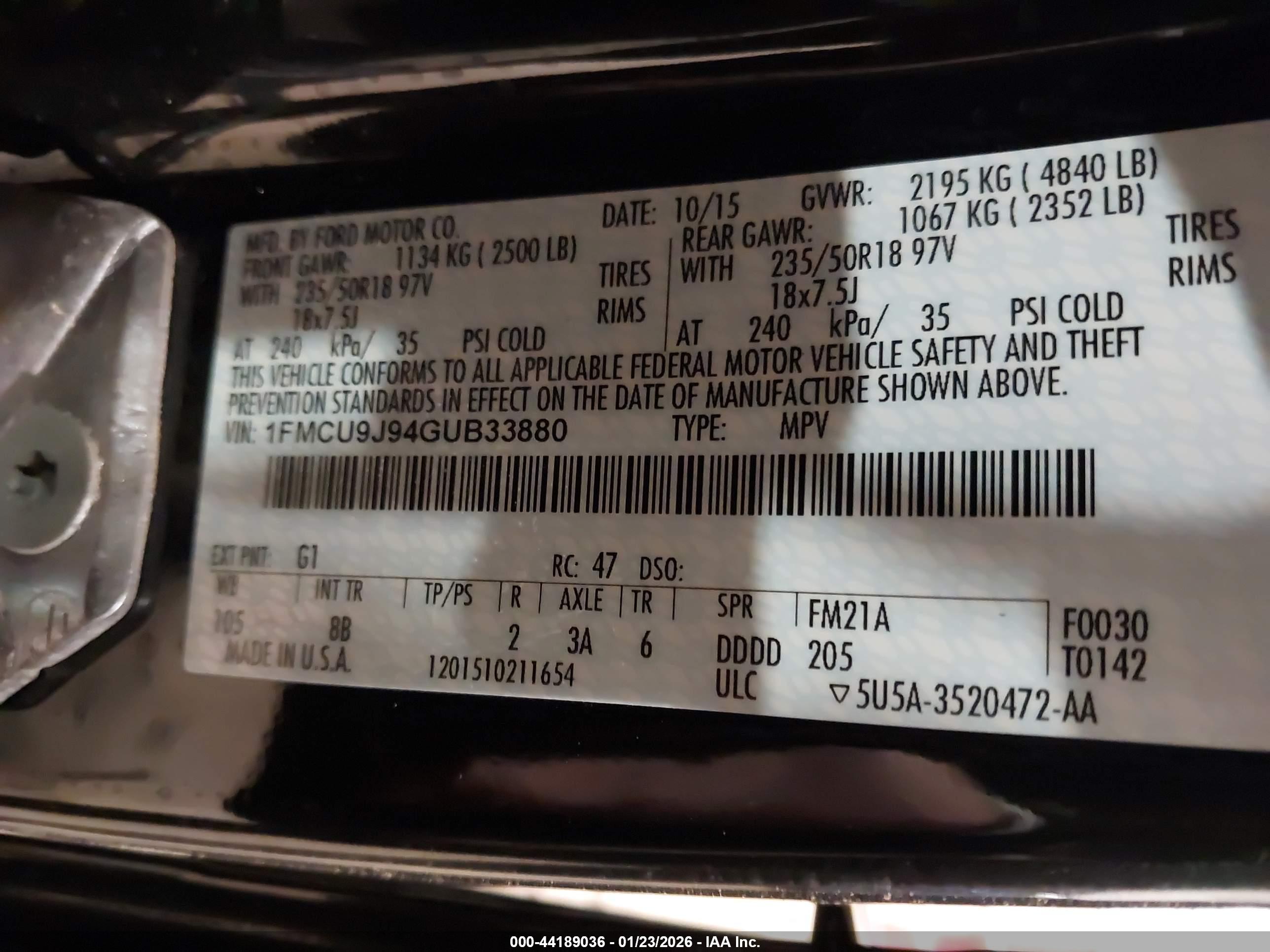 FORD ESCAPE image 9