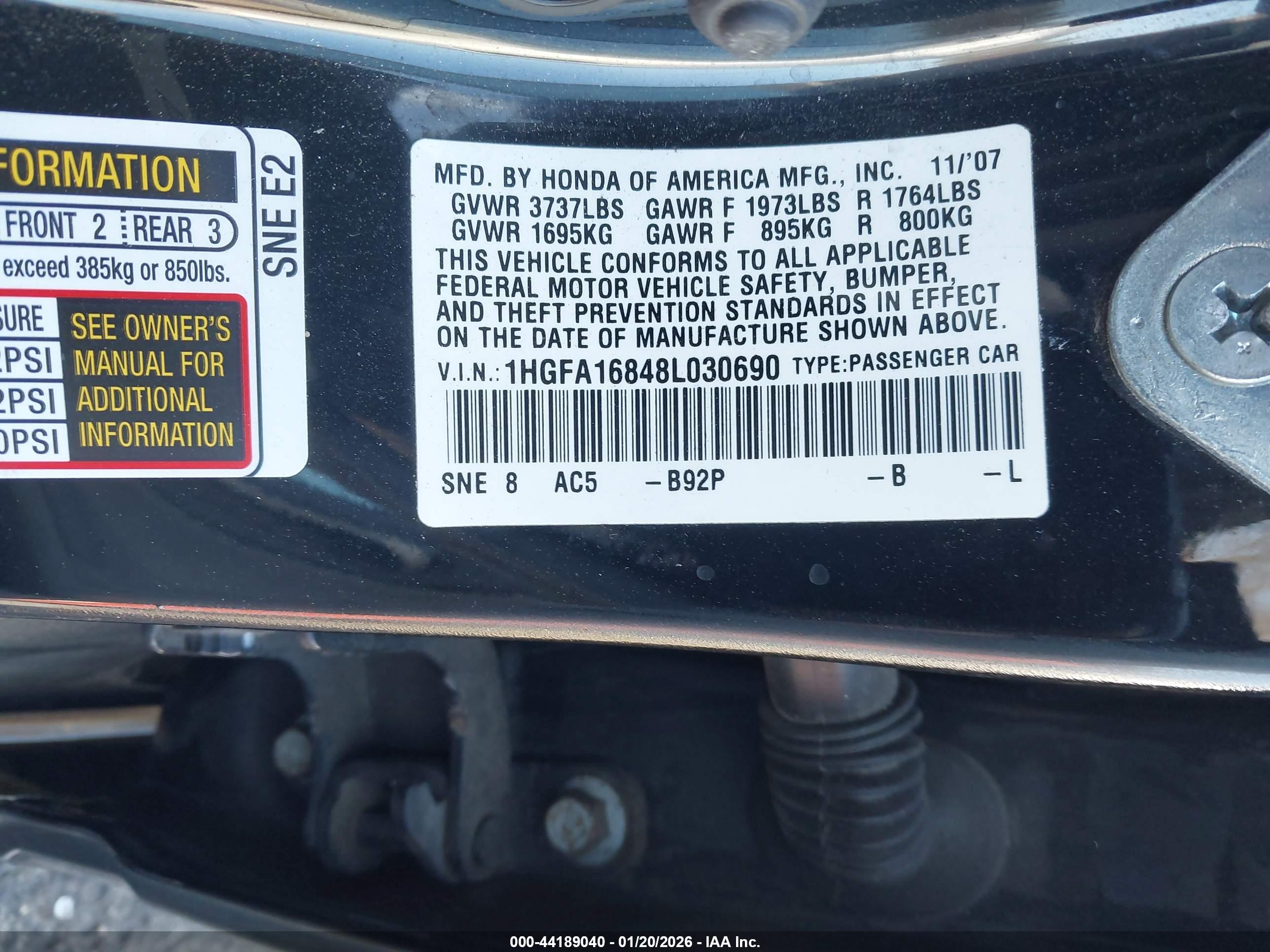 HONDA CIVIC image 9