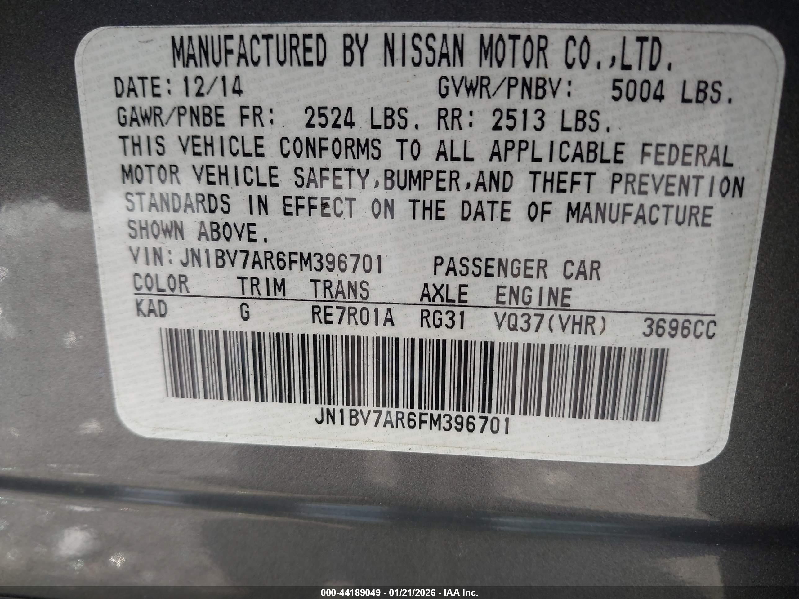 INFINITI Q50 image 9