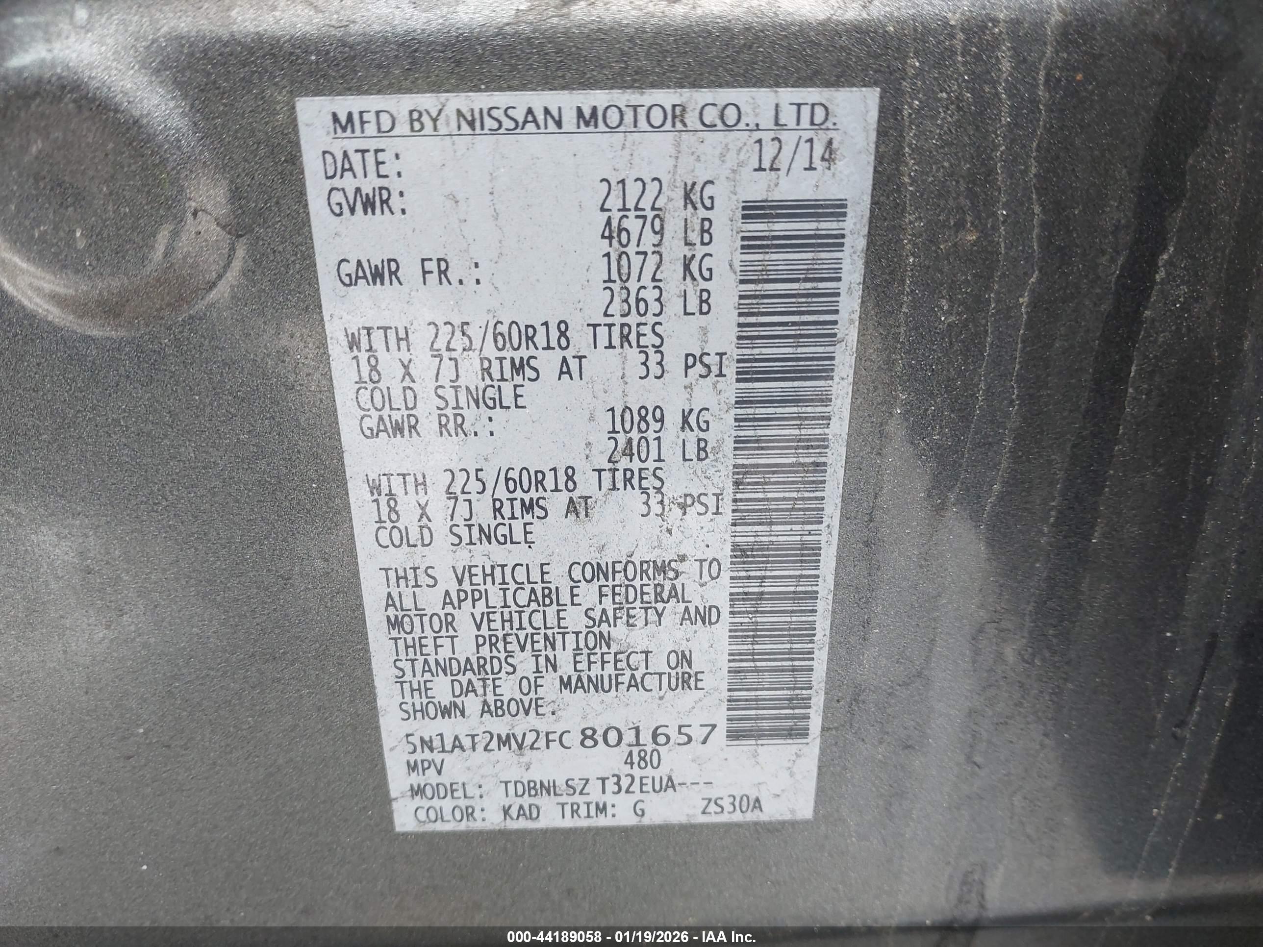 NISSAN ROGUE image 9