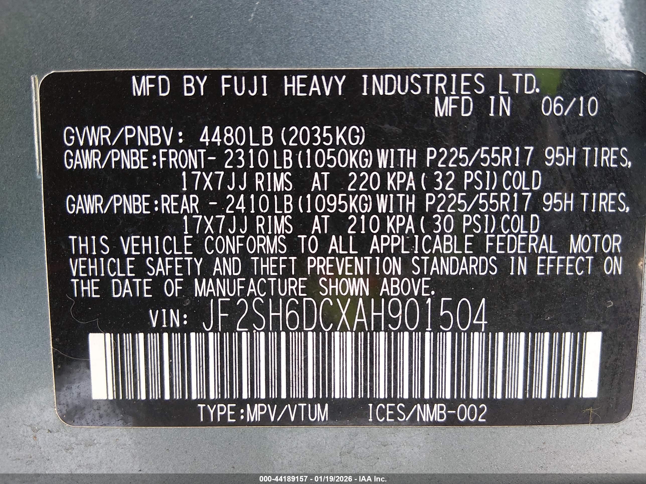 SUBARU FORESTER image 9