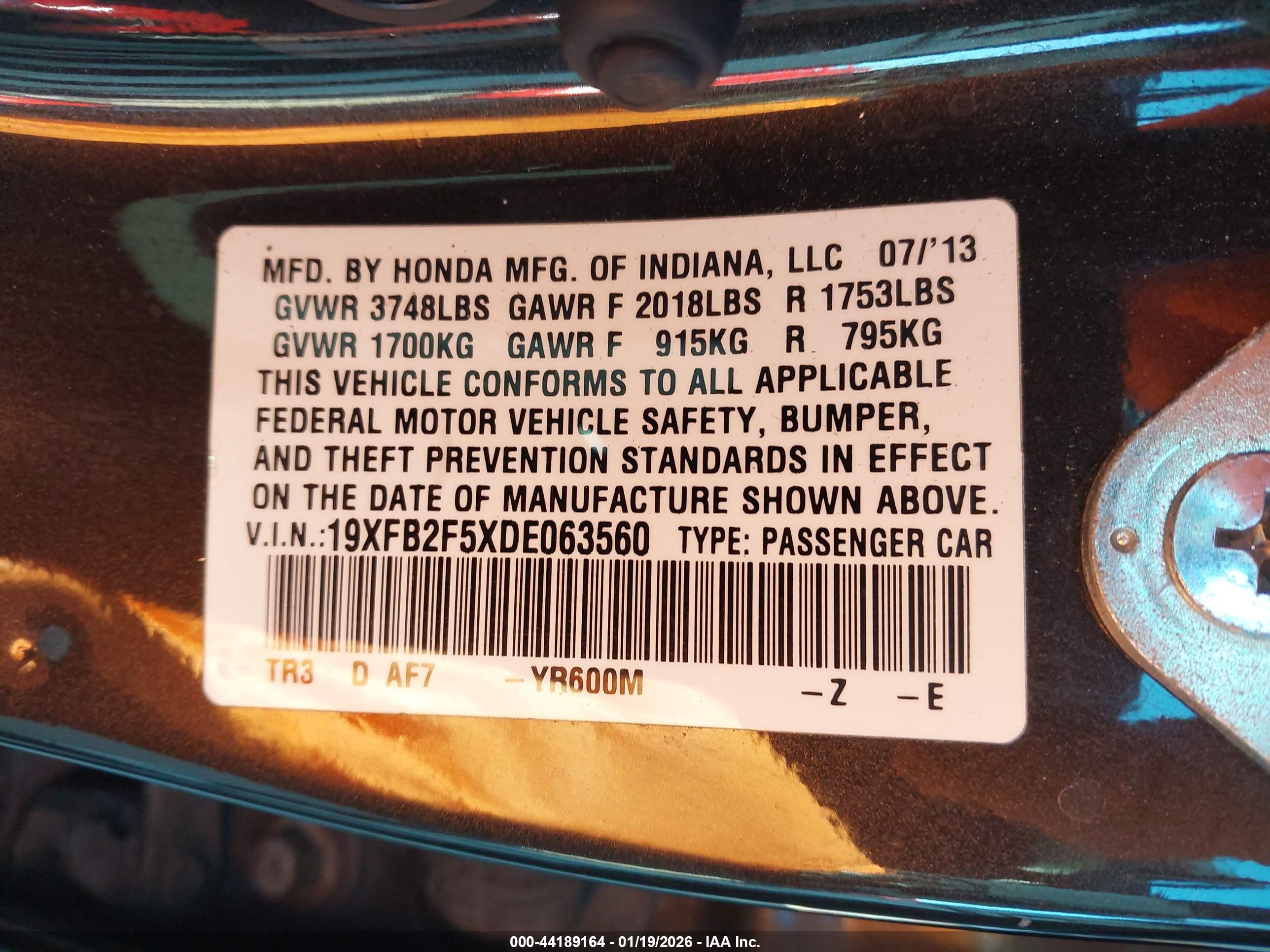 HONDA CIVIC image 9