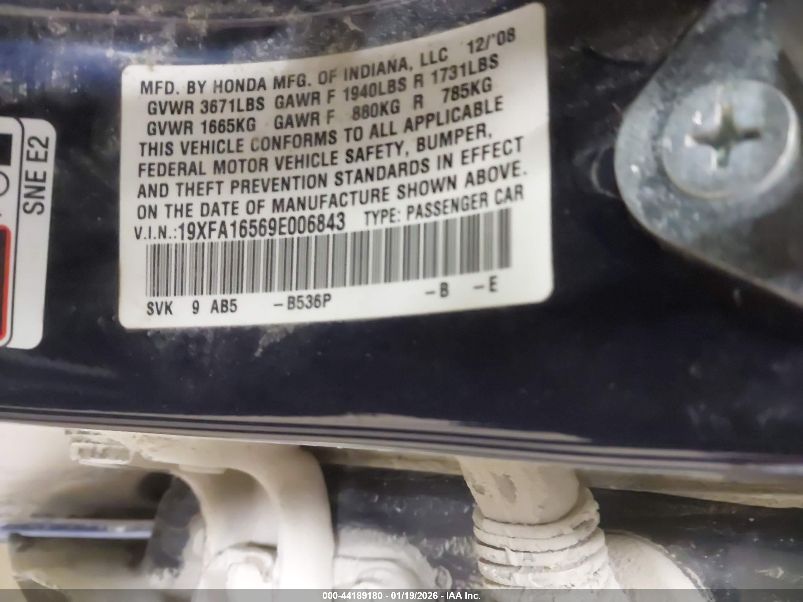 HONDA CIVIC image 9
