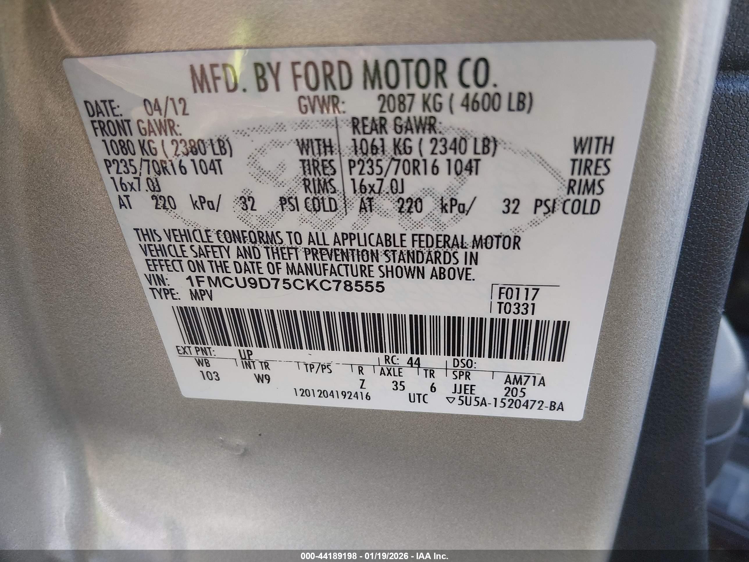 FORD ESCAPE image 9