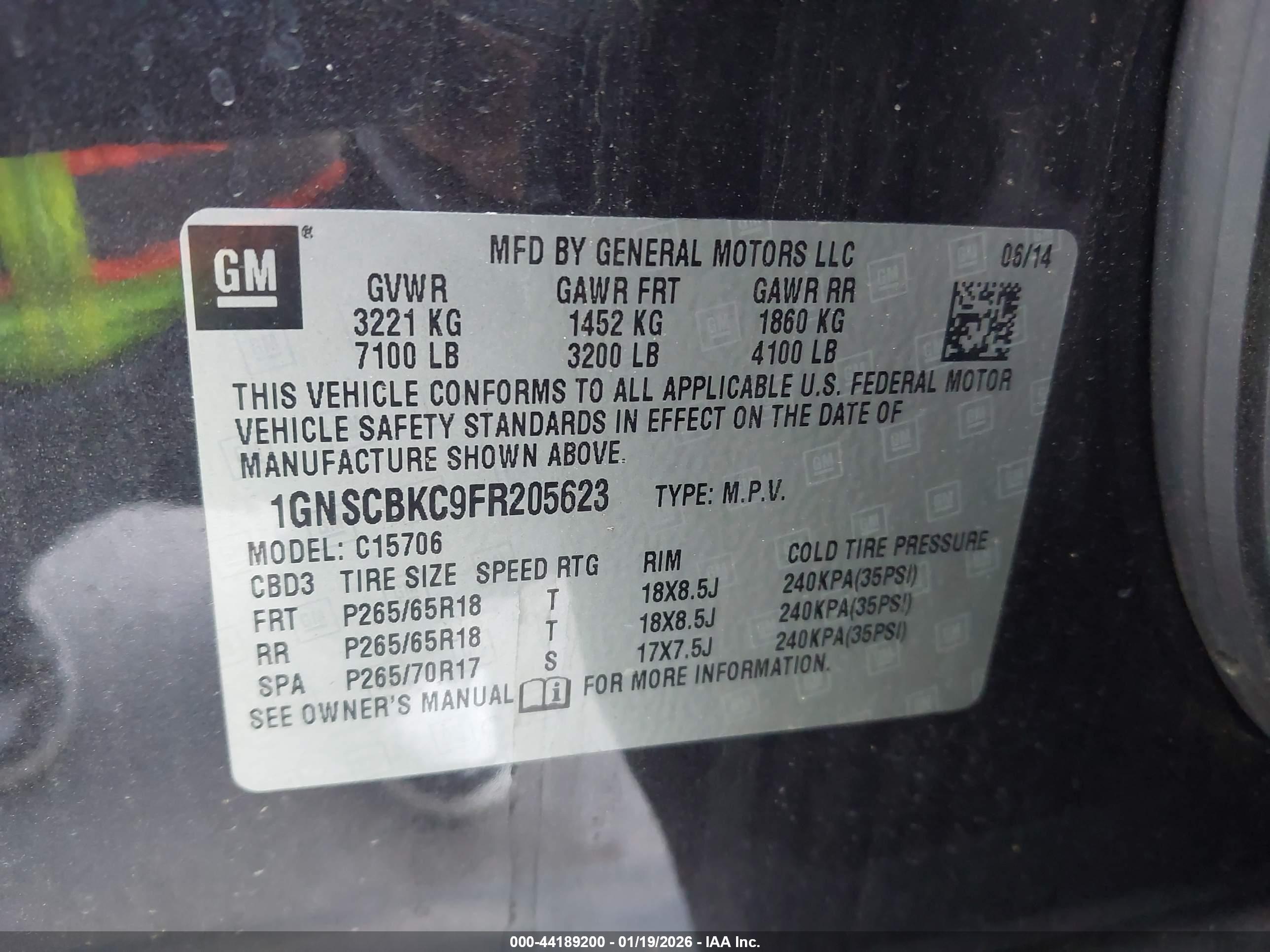 CHEVROLET TAHOE image 9