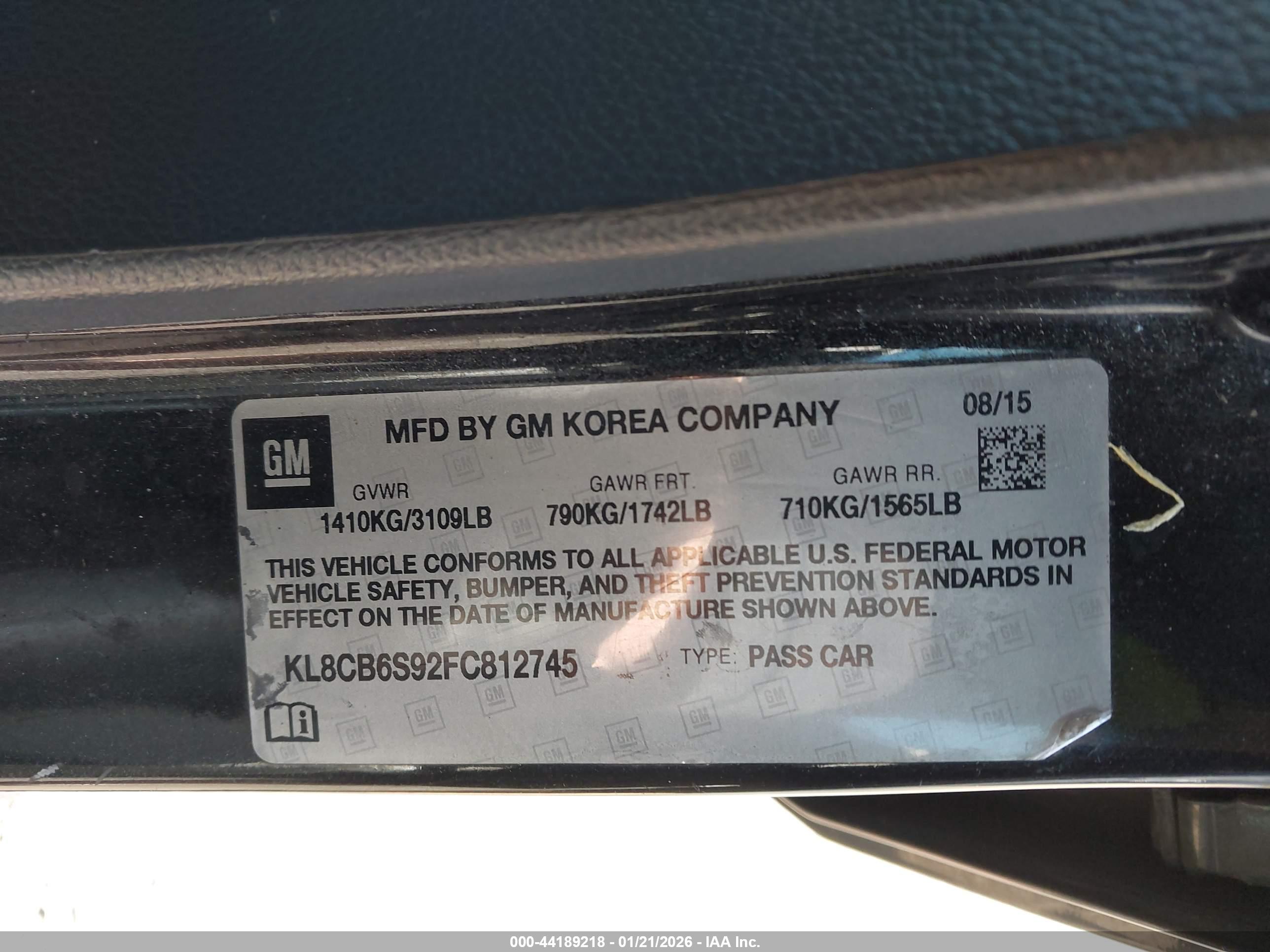 CHEVROLET SPARK image 9