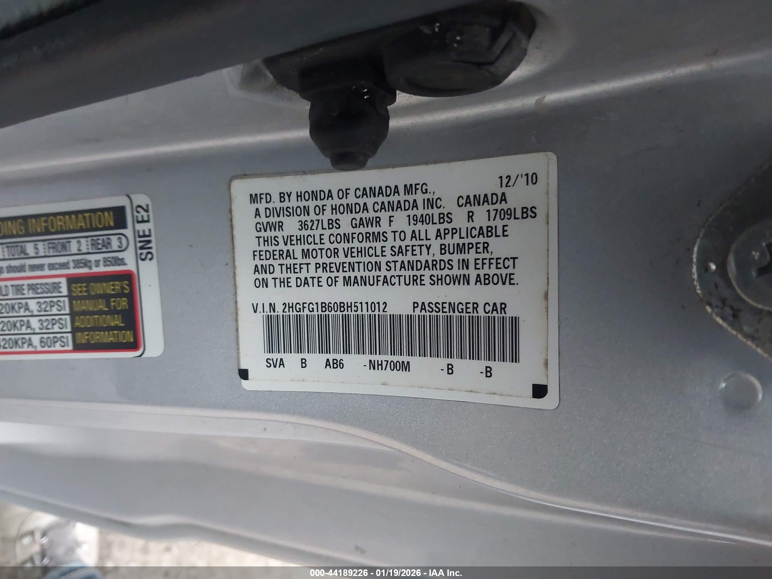 HONDA CIVIC image 9