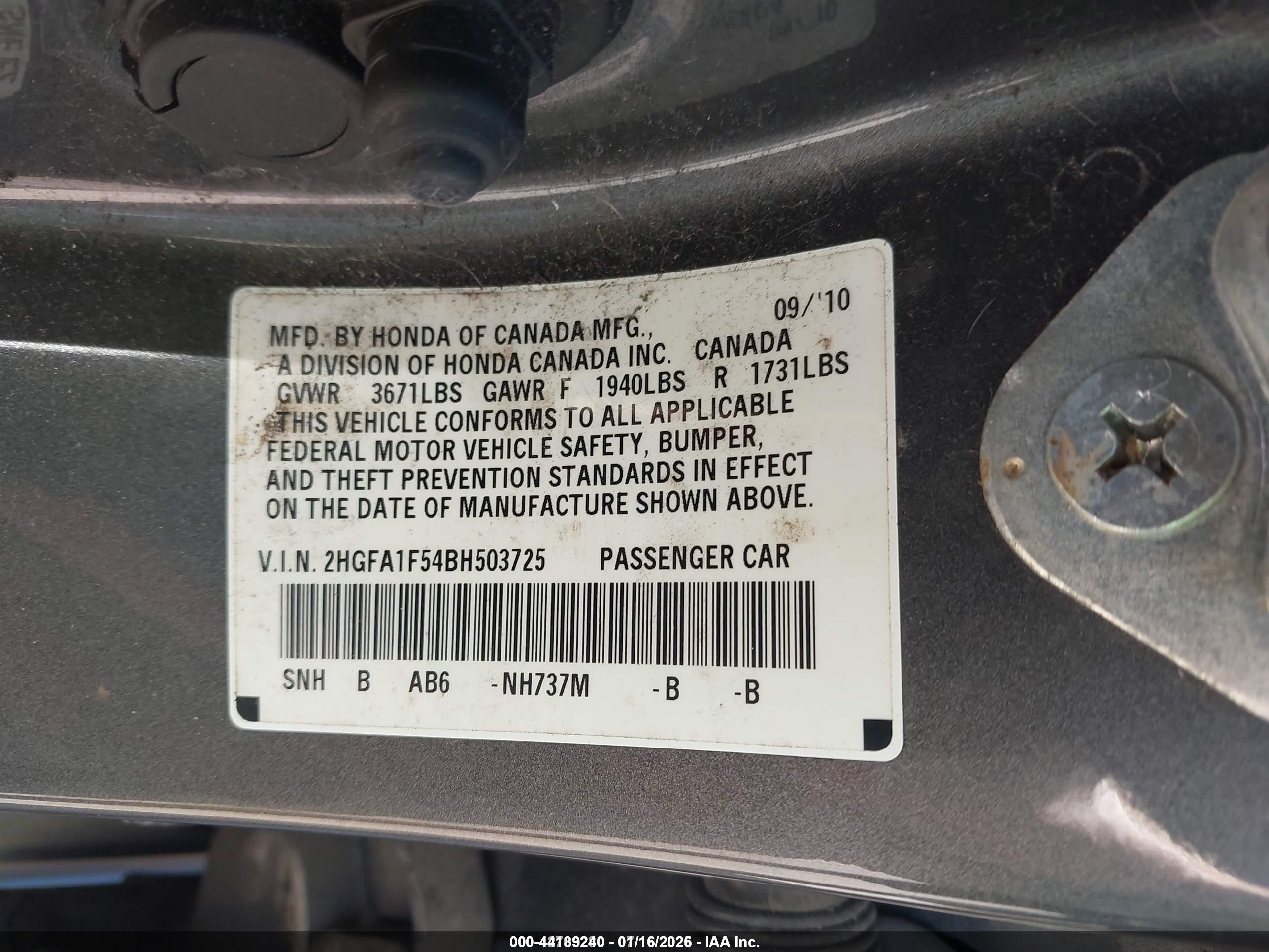 HONDA CIVIC image 9