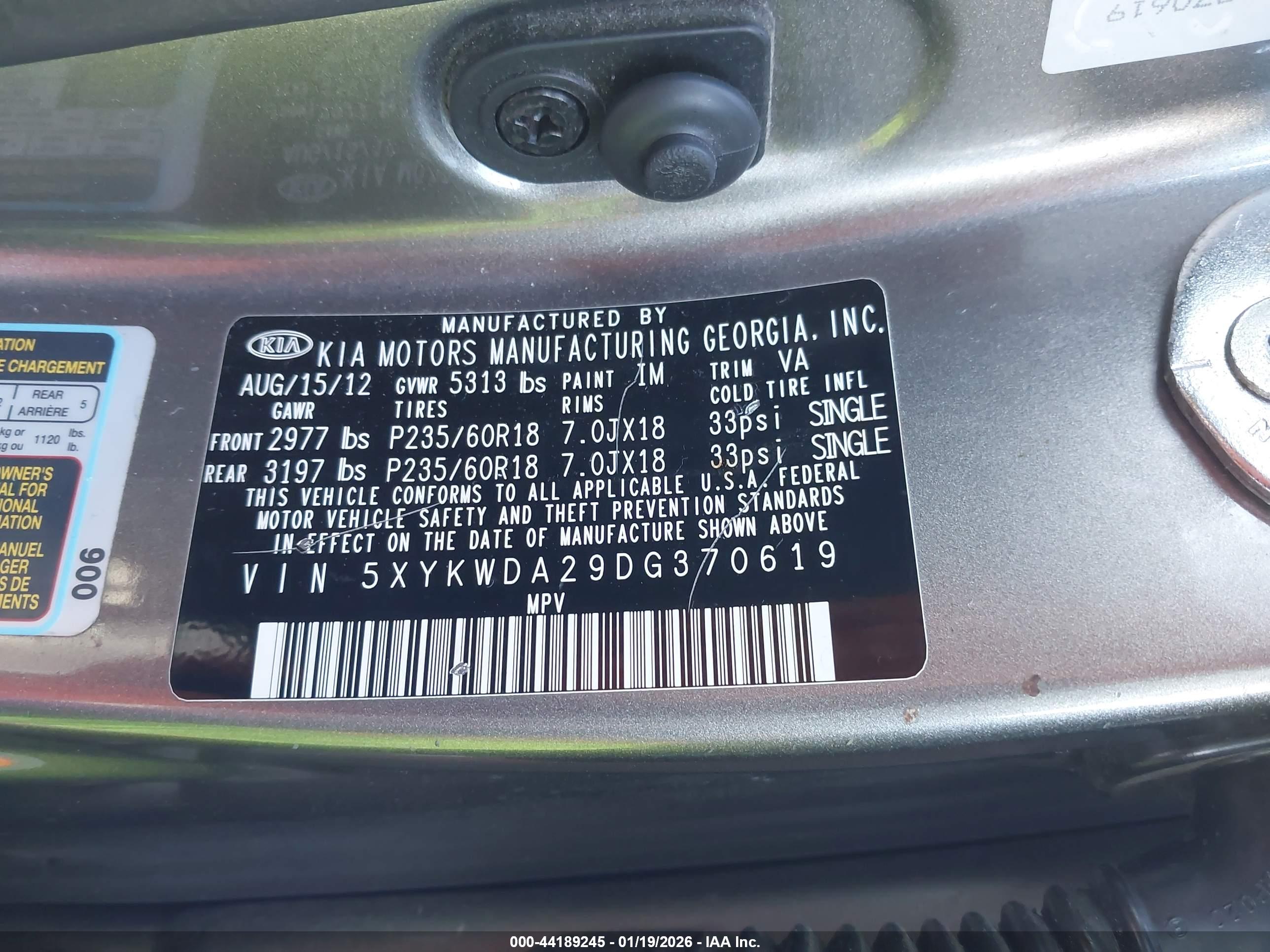 KIA SORENTO image 9