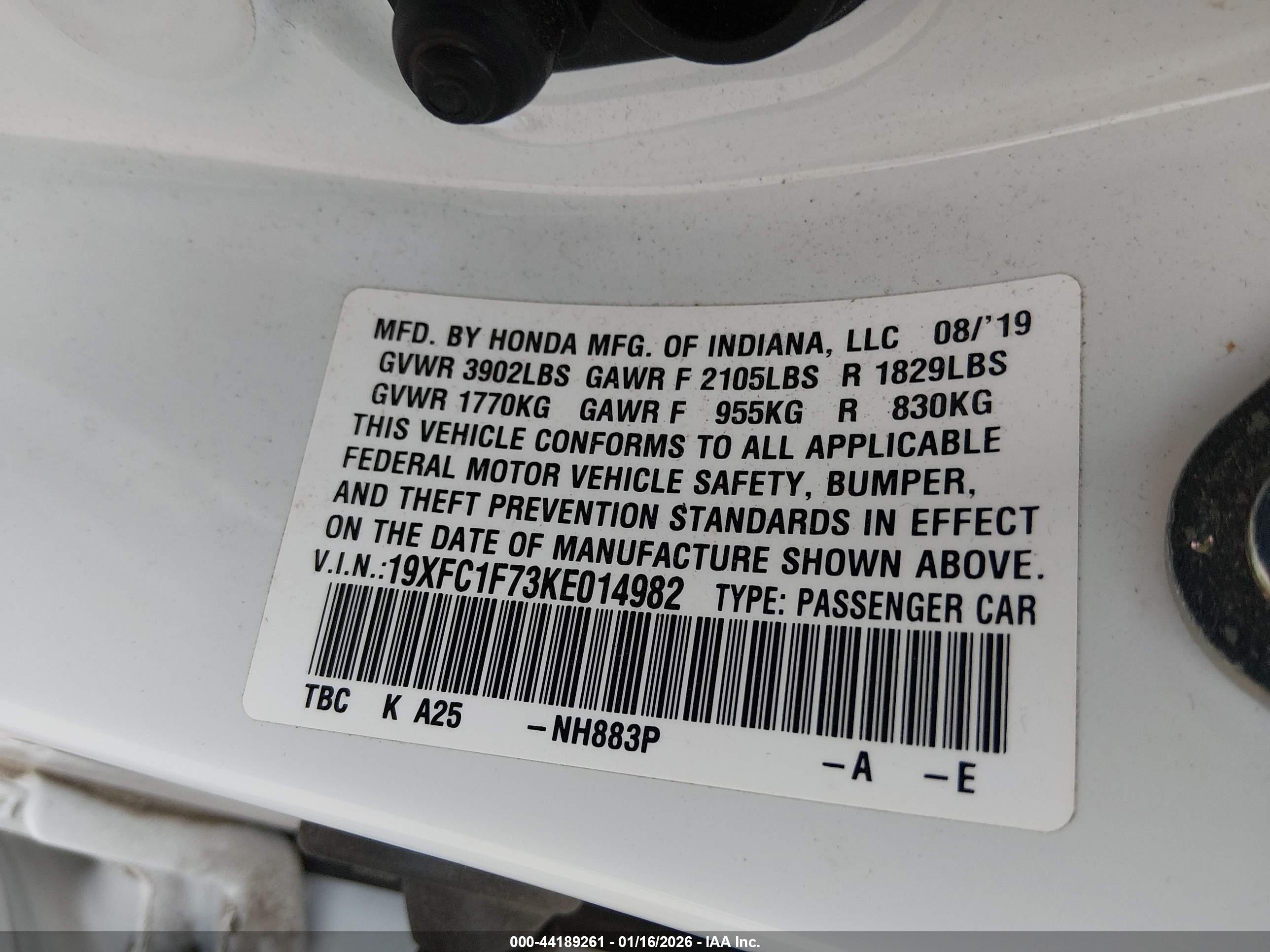 HONDA CIVIC image 9