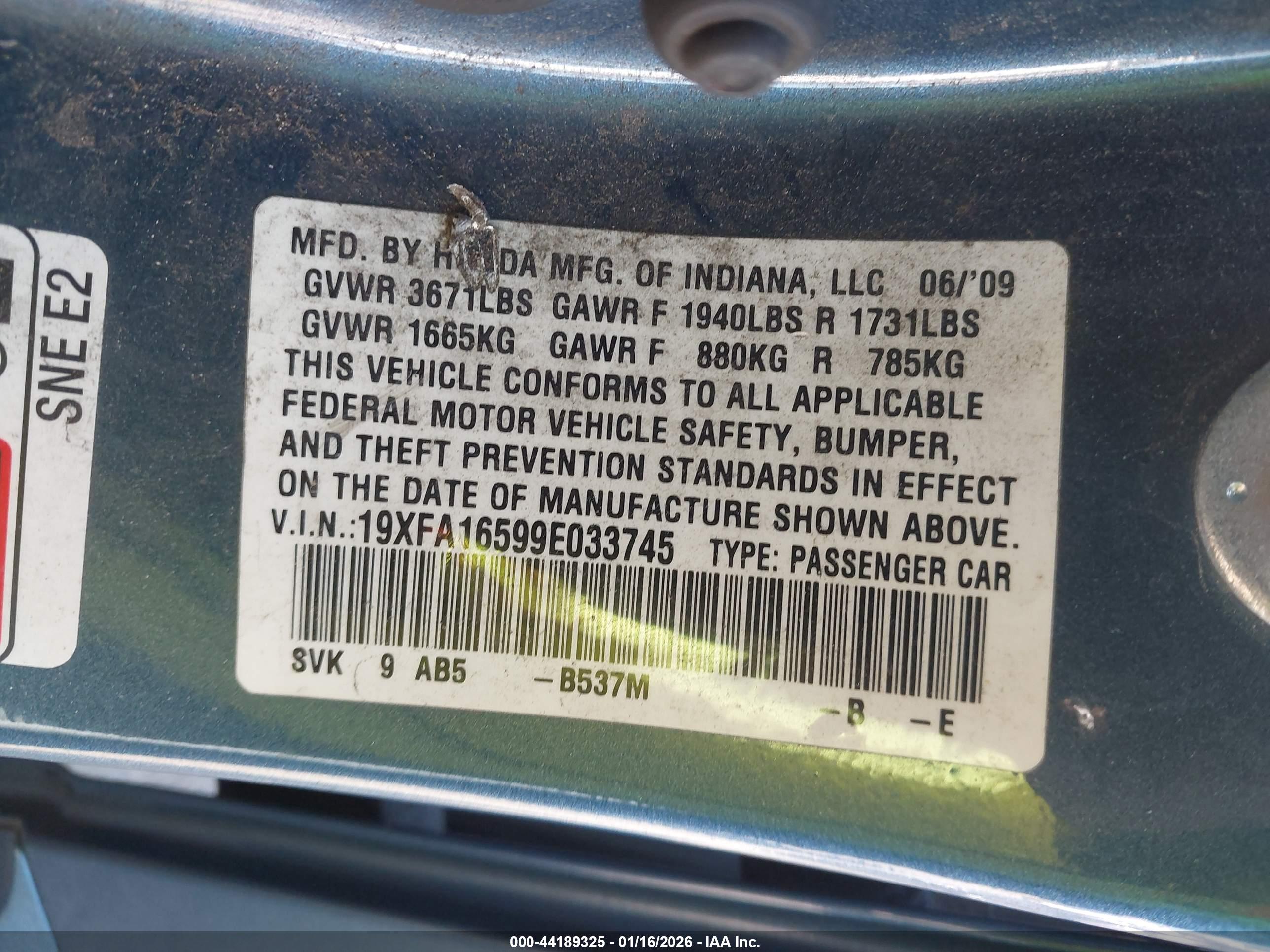 HONDA CIVIC image 9