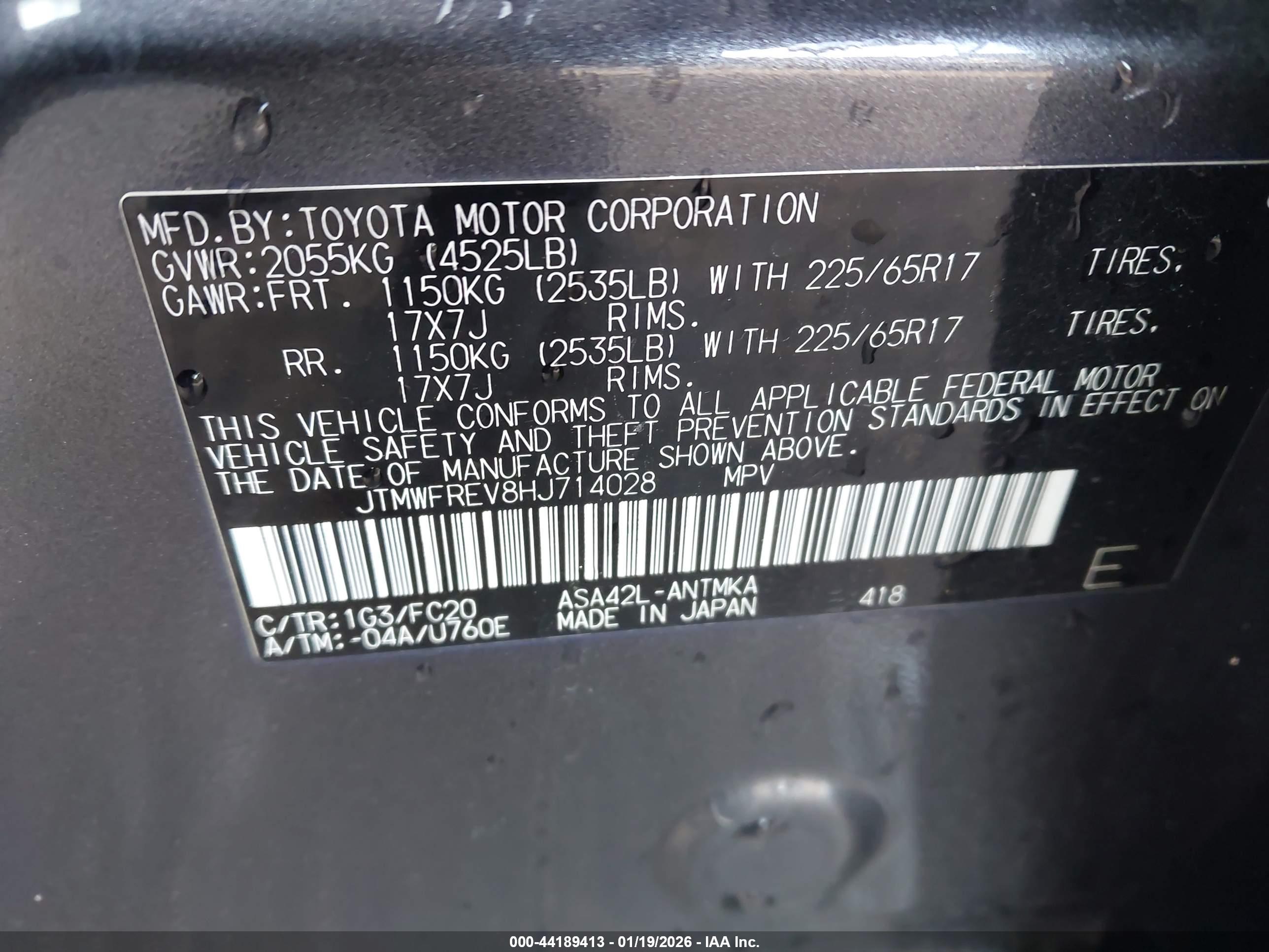 TOYOTA RAV4 image 9