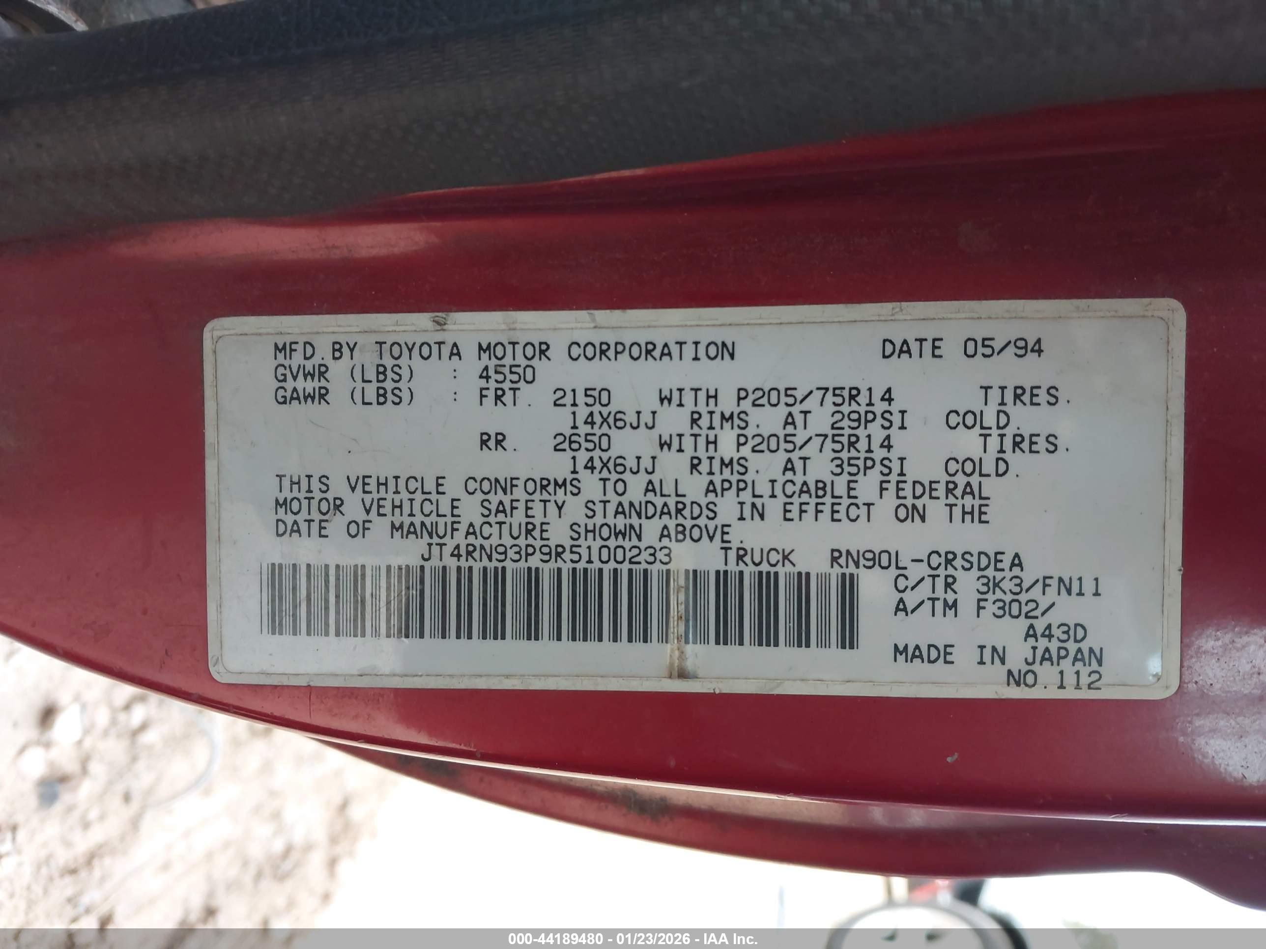 TOYOTA PICKUP image 9