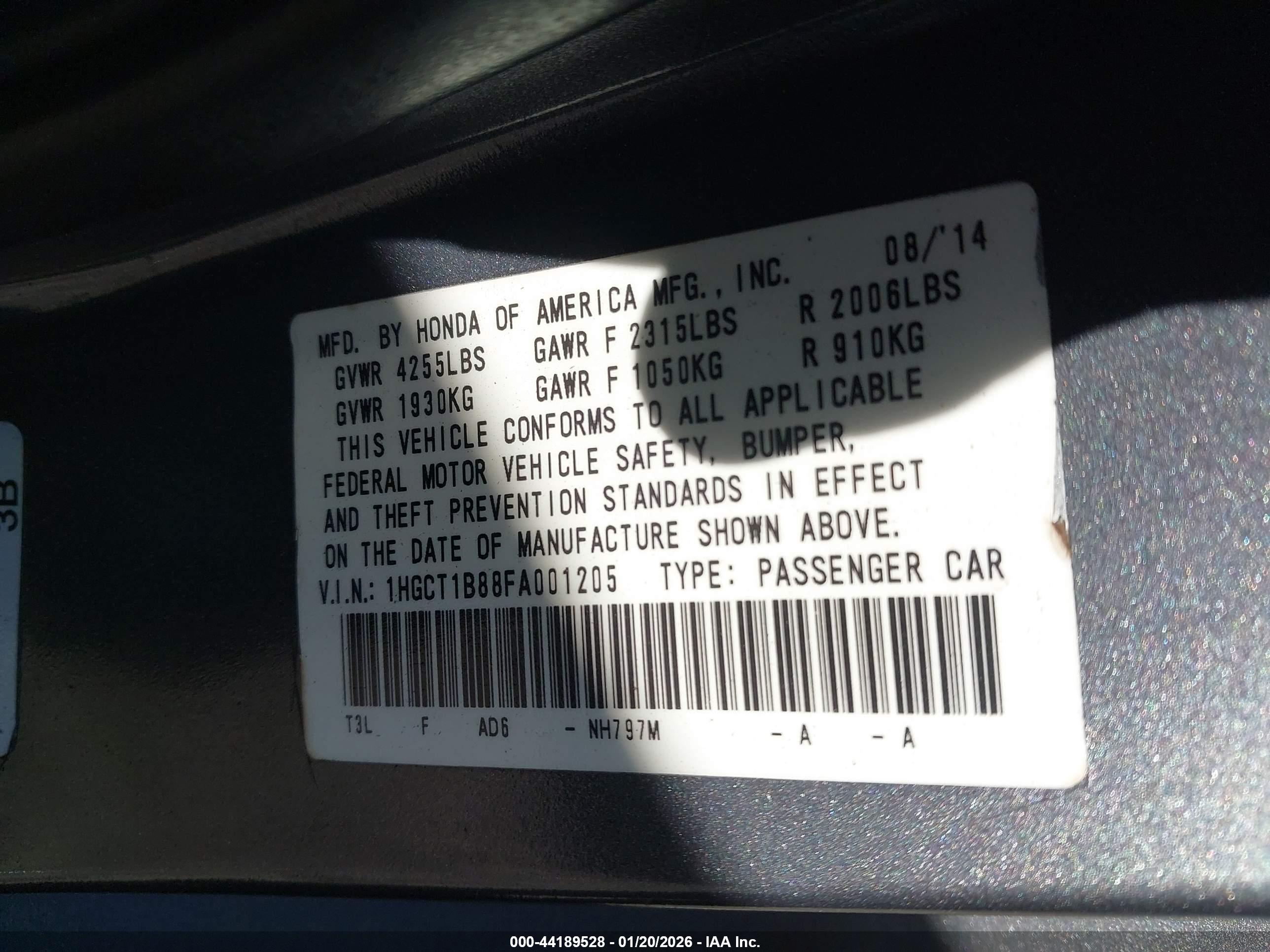 HONDA ACCORD image 9