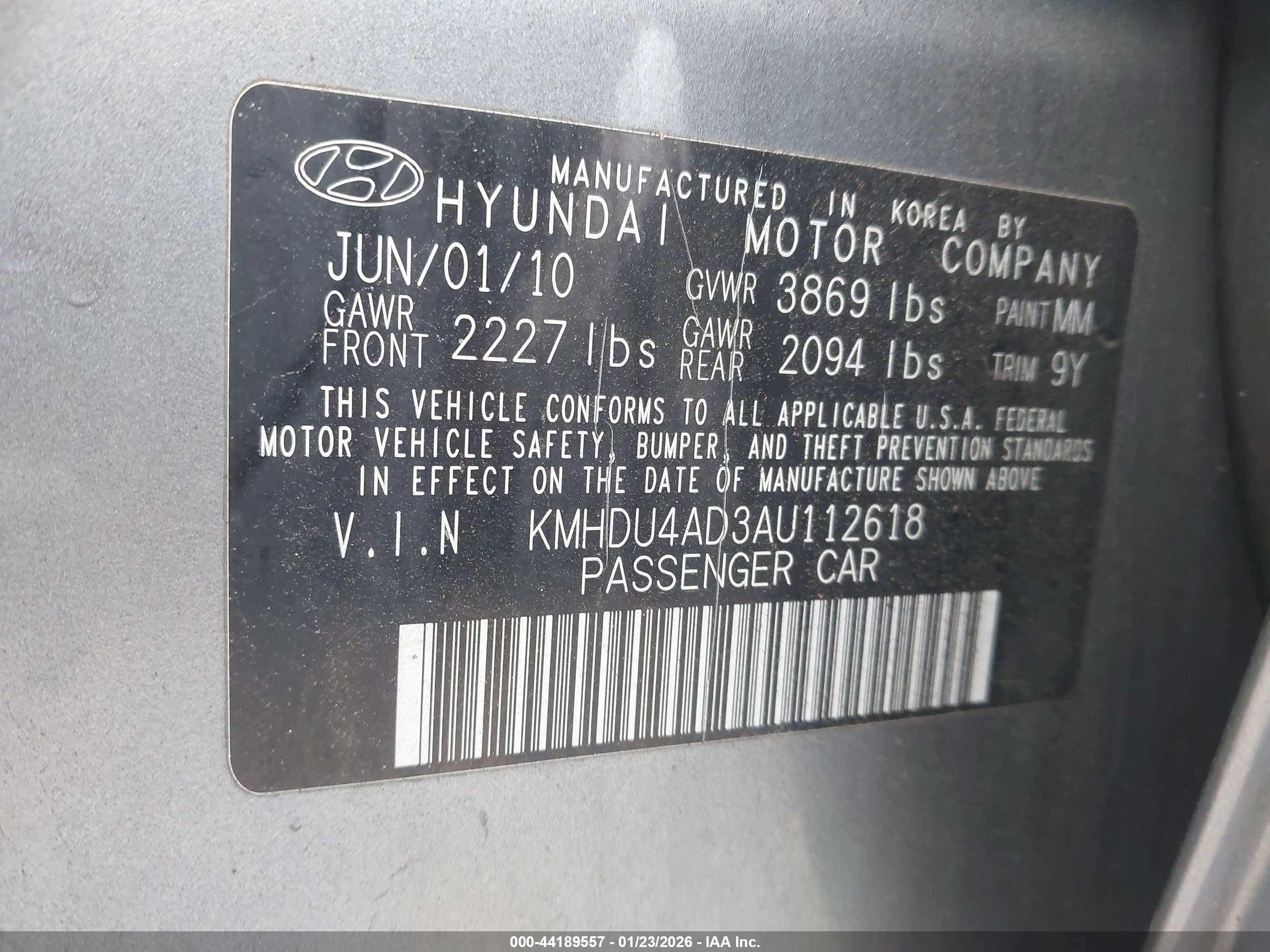HYUNDAI ELANTRA image 9