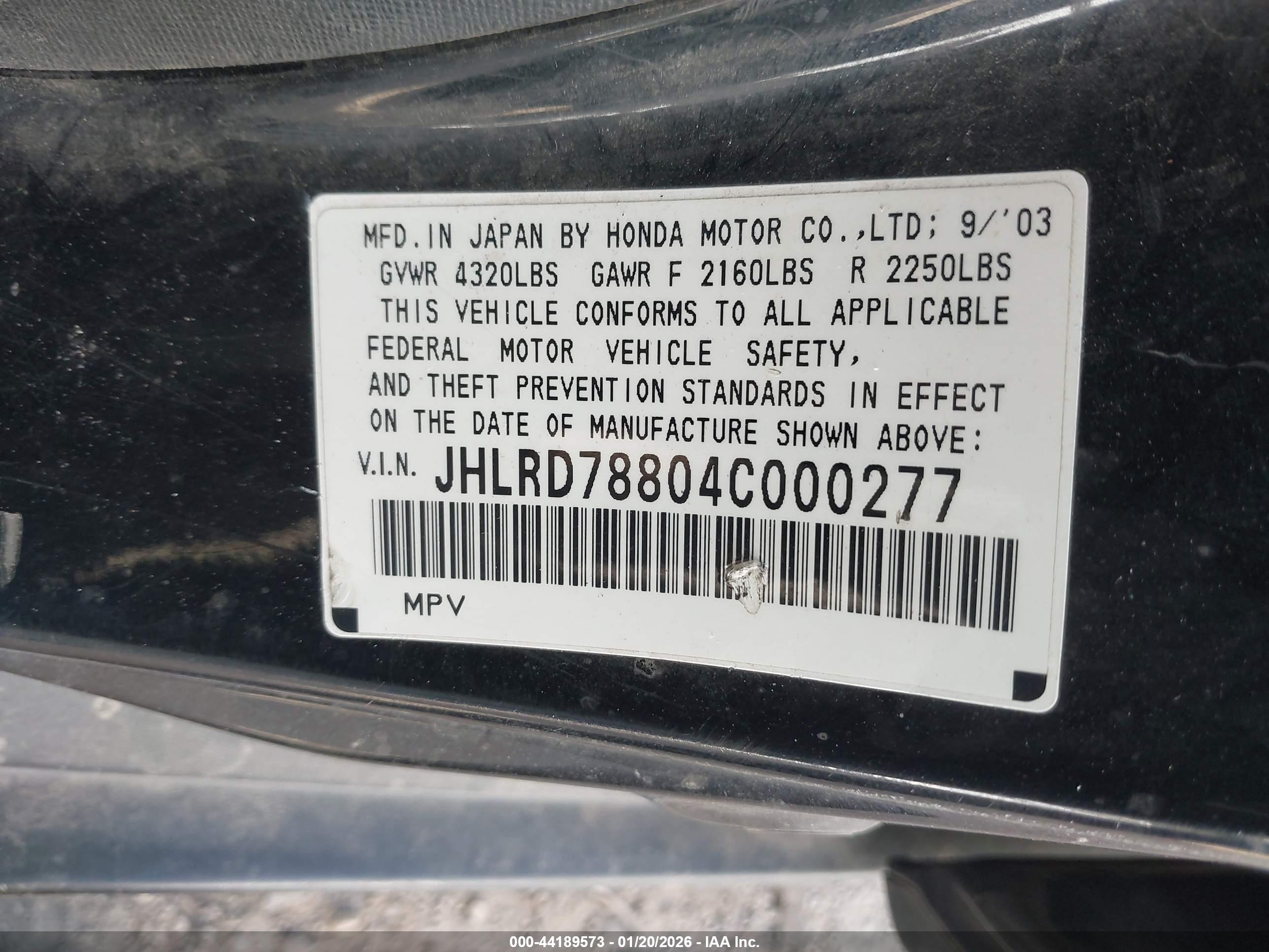 HONDA CR-V image 9