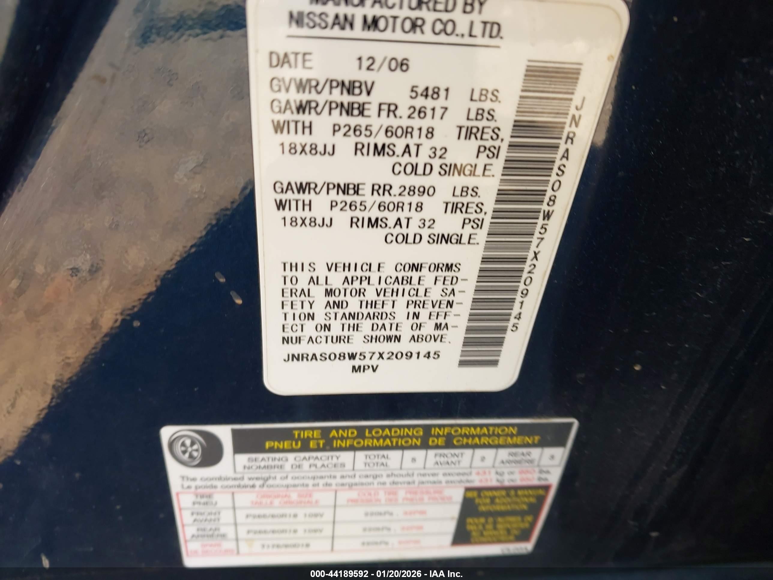 INFINITI FX35 image 9