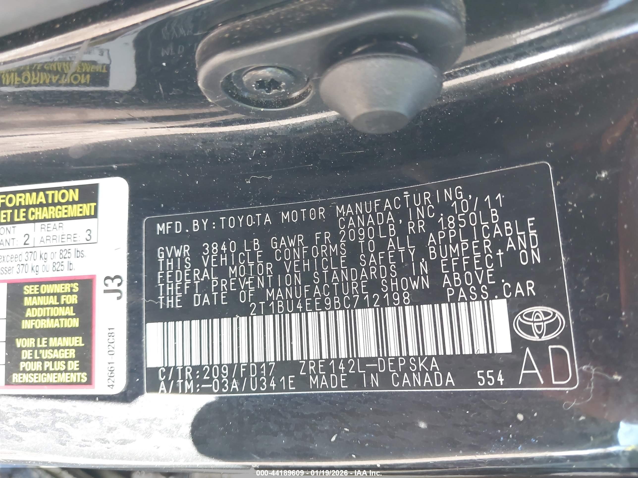 TOYOTA COROLLA image 9