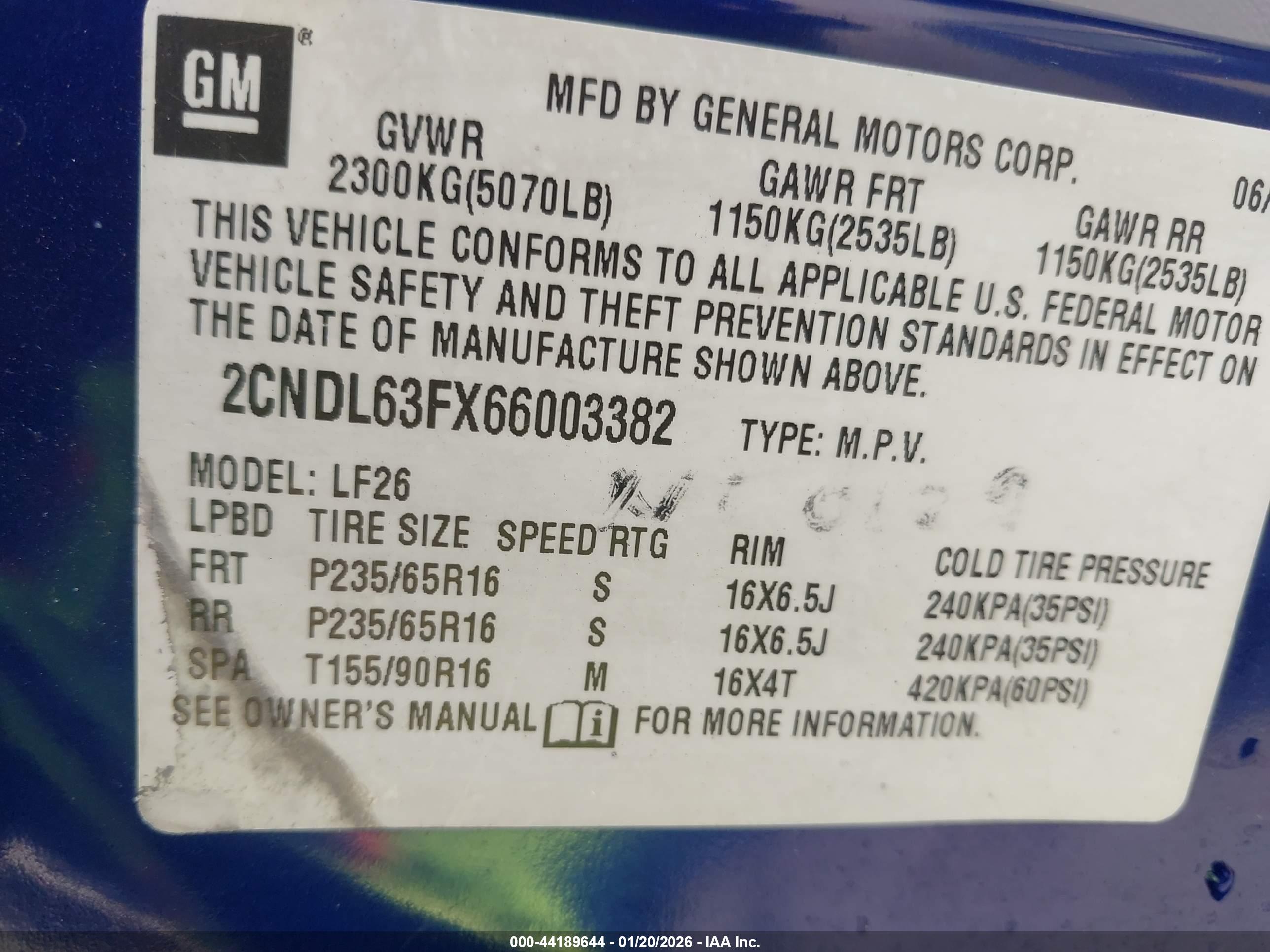 CHEVROLET EQUINOX image 9
