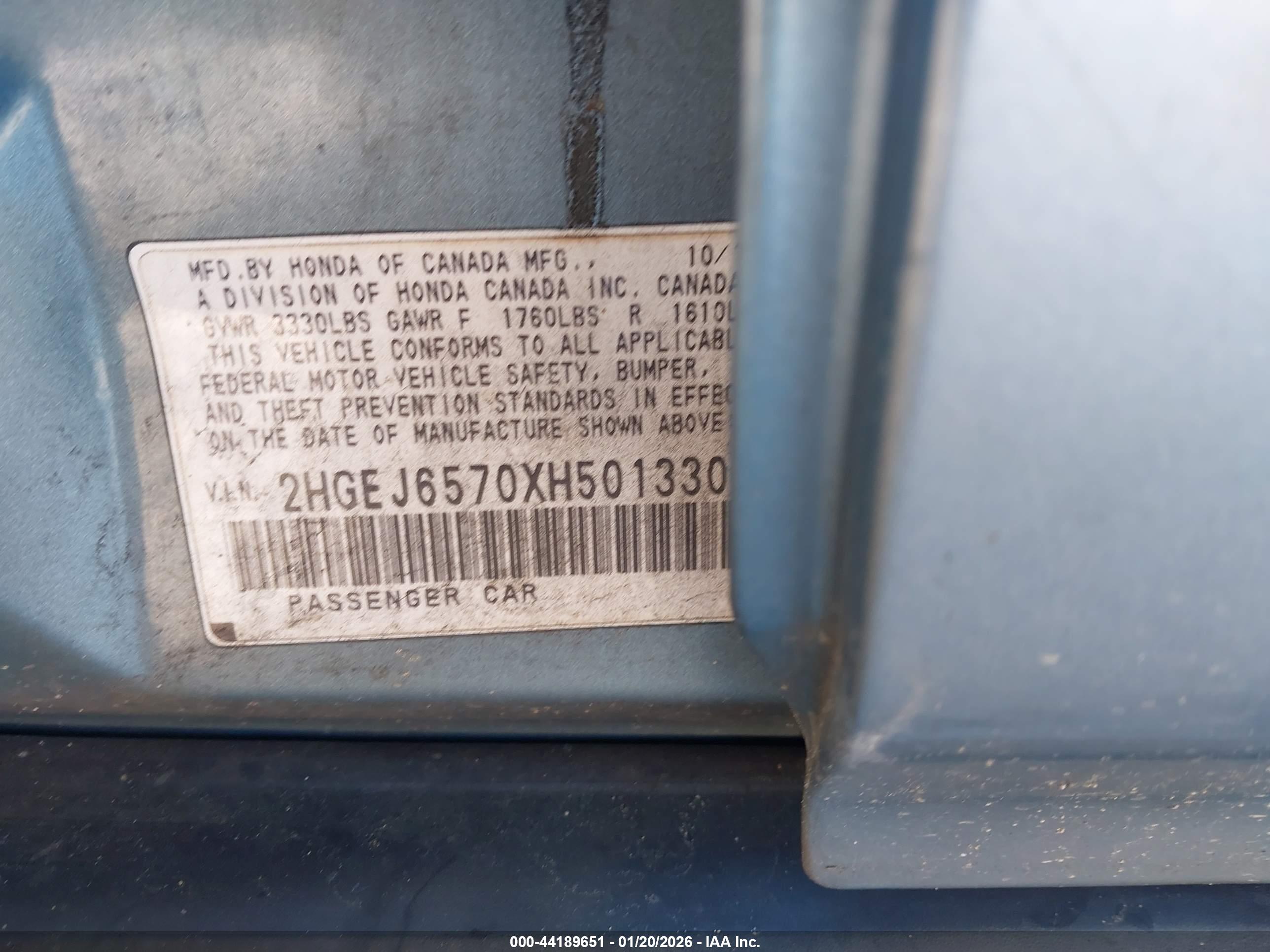 HONDA CIVIC image 9