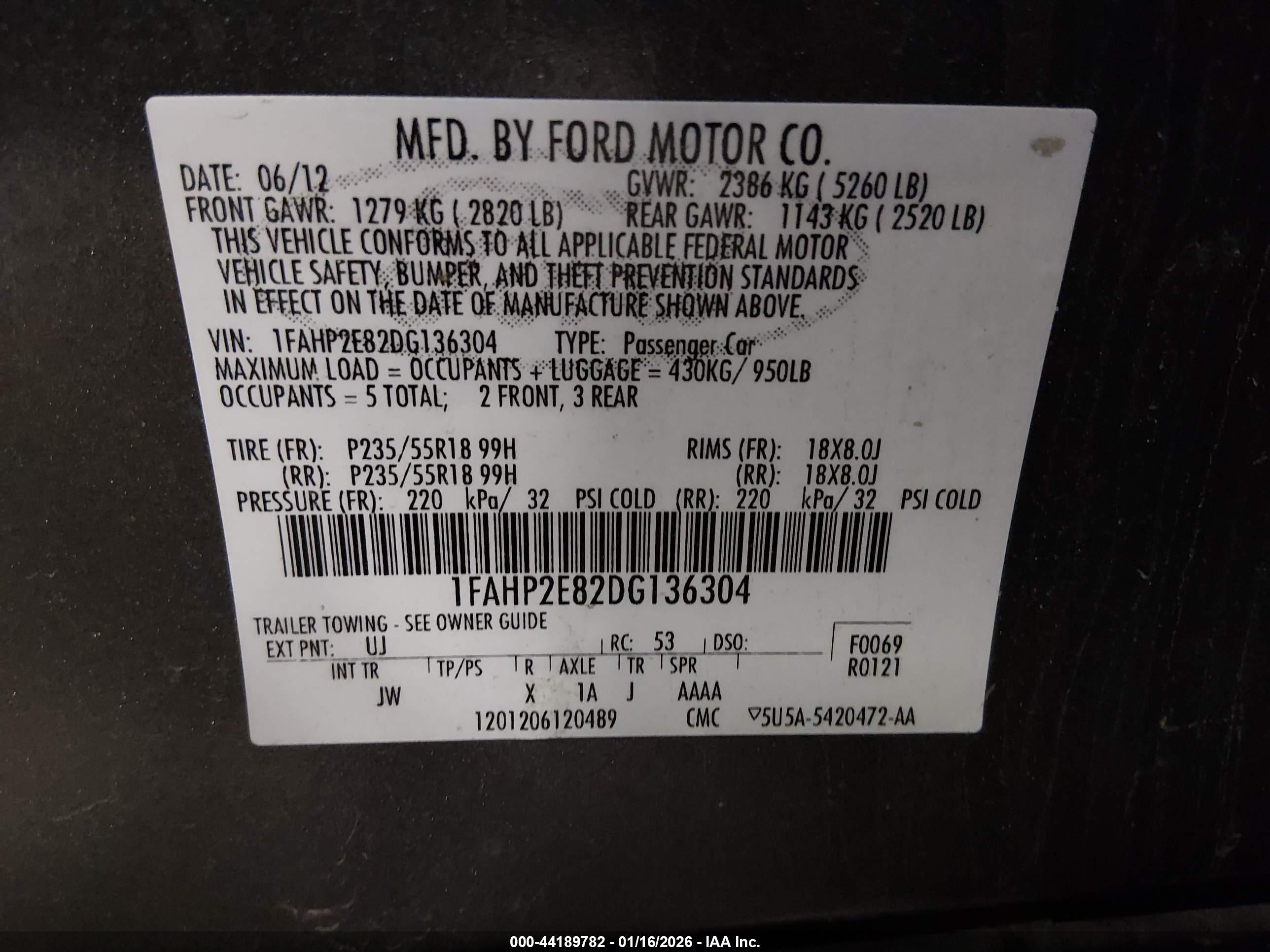 FORD TAURUS image 9