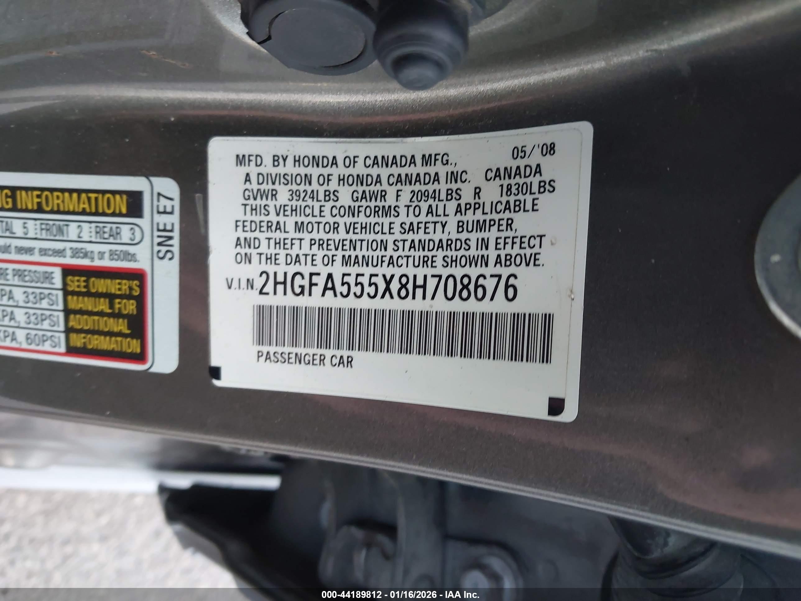 HONDA CIVIC image 9