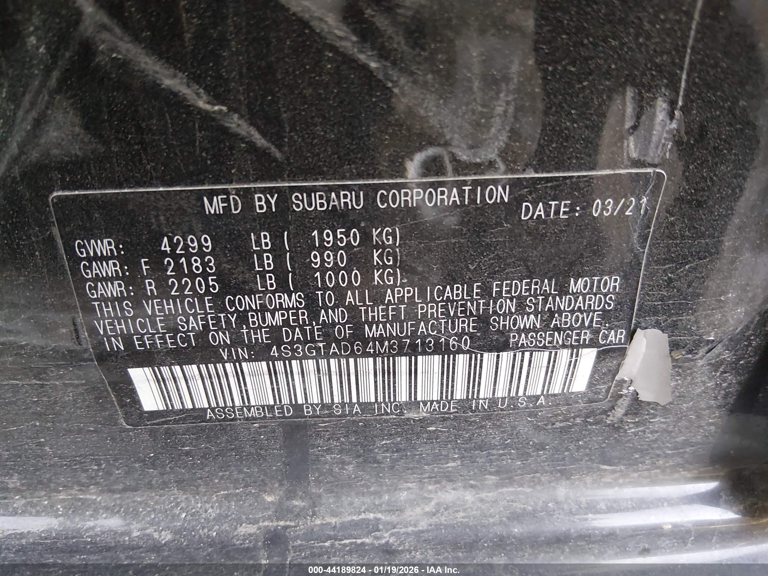 SUBARU IMPREZA image 9