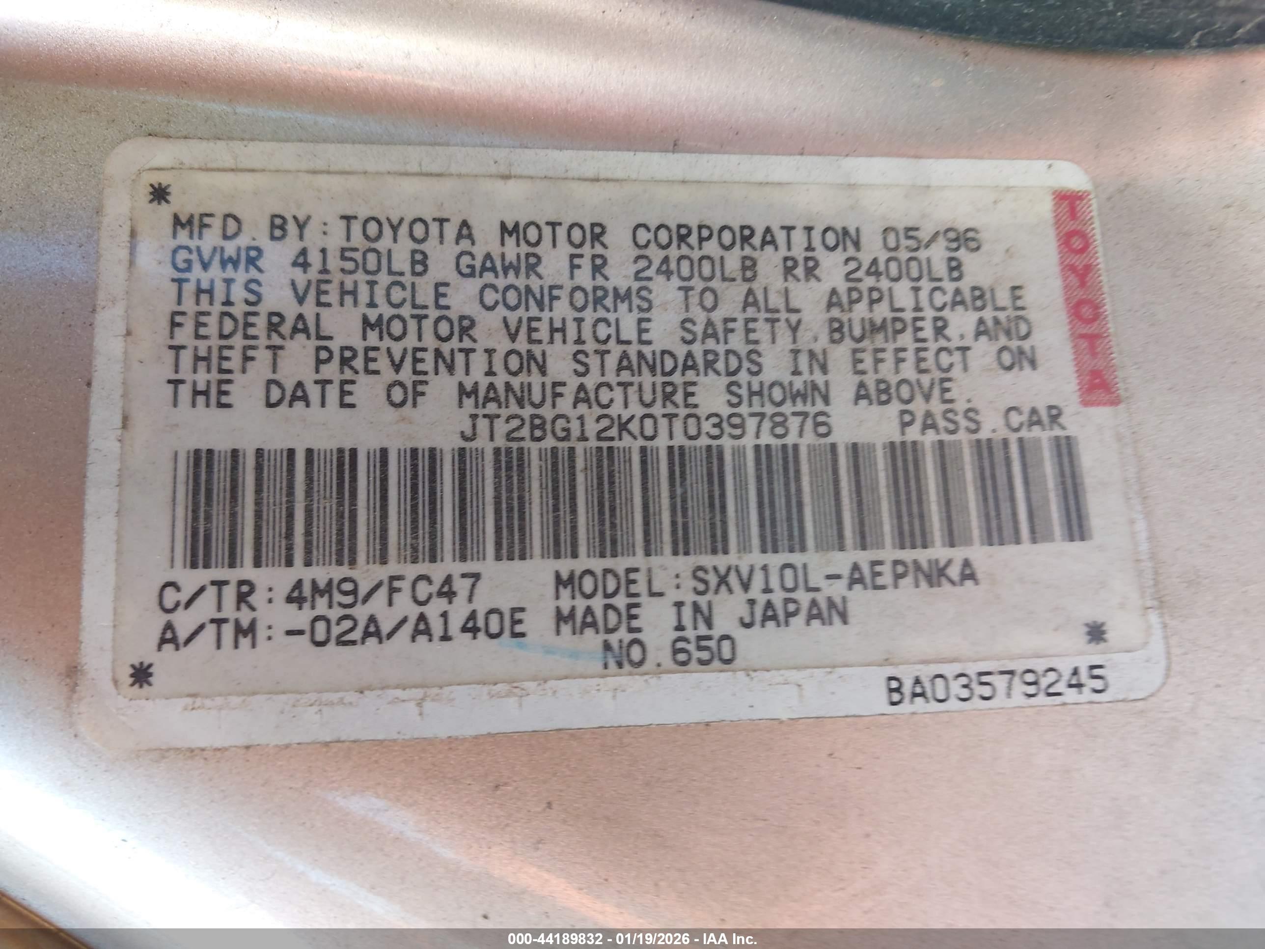 TOYOTA CAMRY image 9