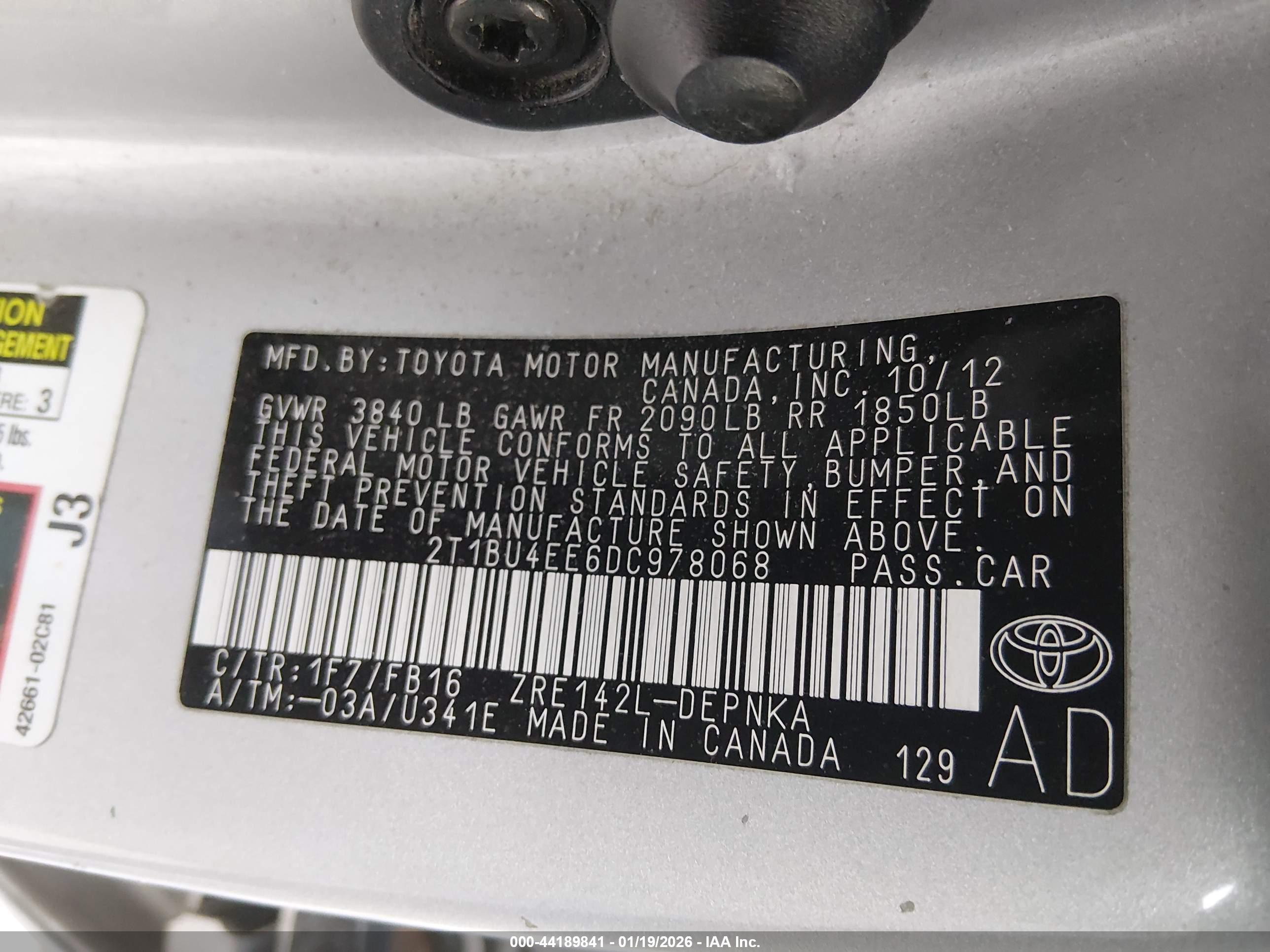TOYOTA COROLLA image 9