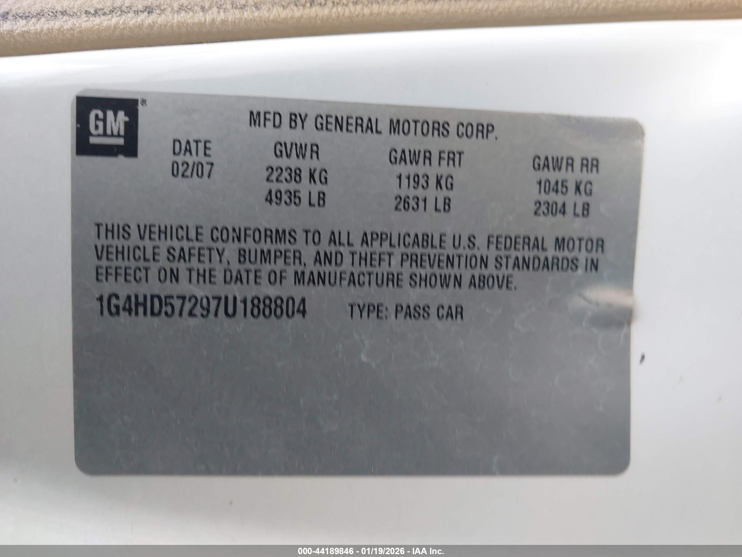 BUICK LUCERNE image 9
