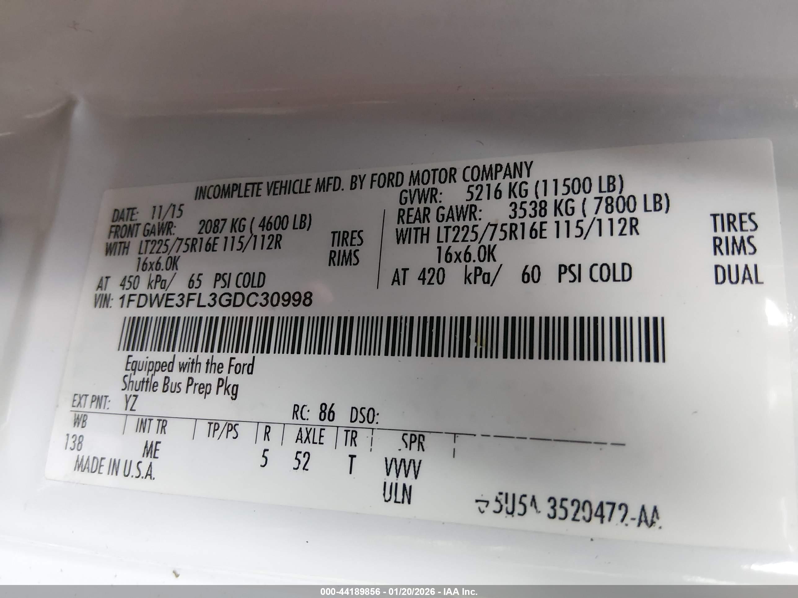 FORD E-350 image 9