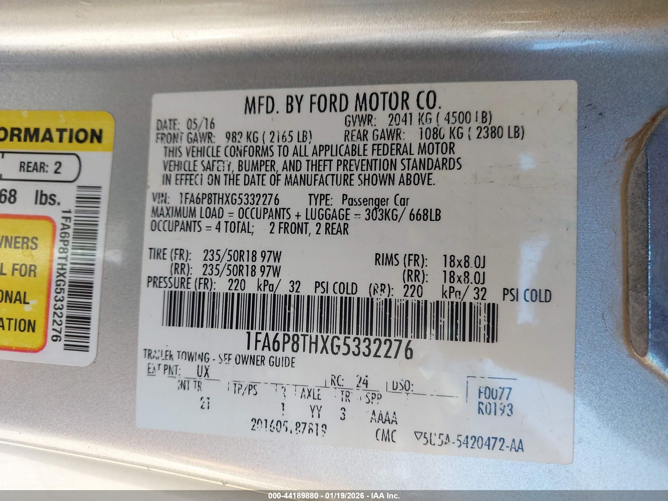 FORD MUSTANG image 9