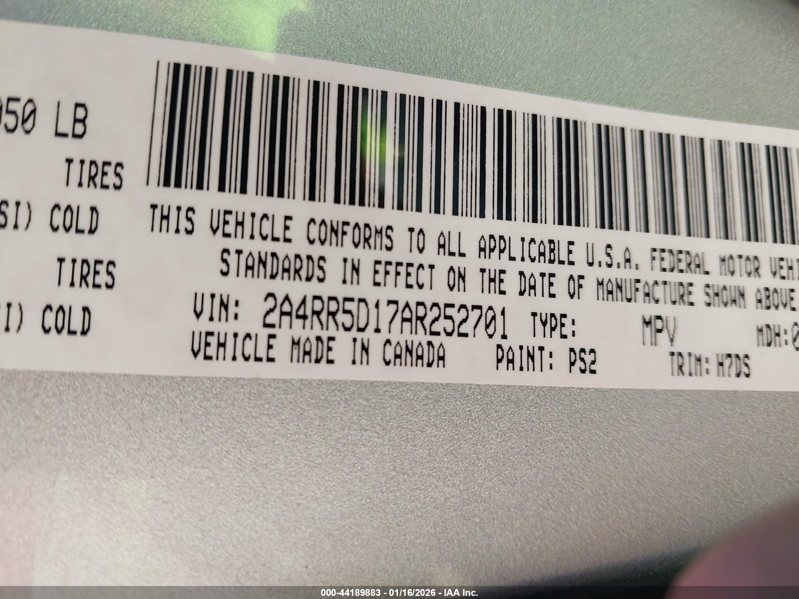 CHRYSLER TOWN image 9
