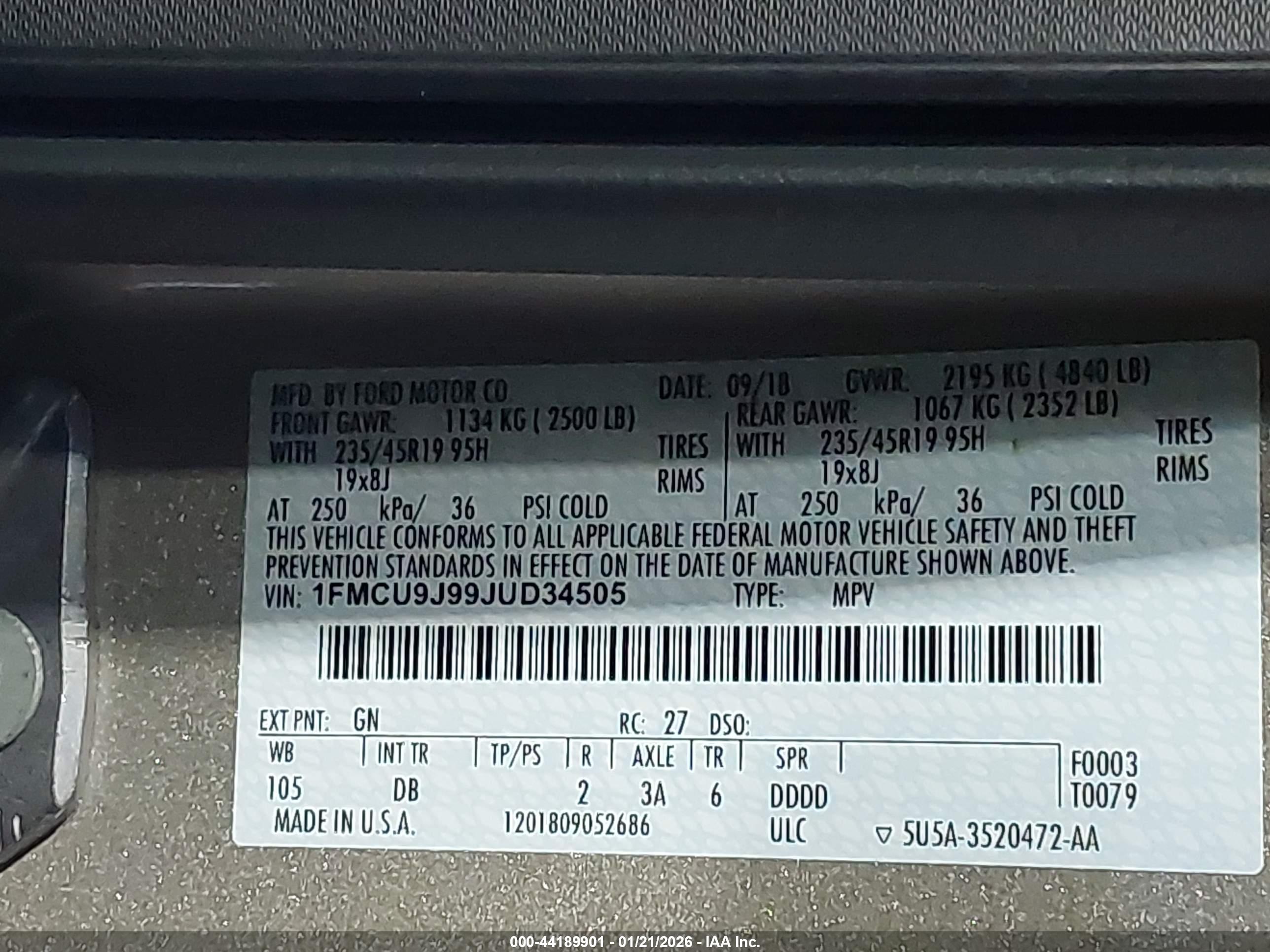 FORD ESCAPE image 9